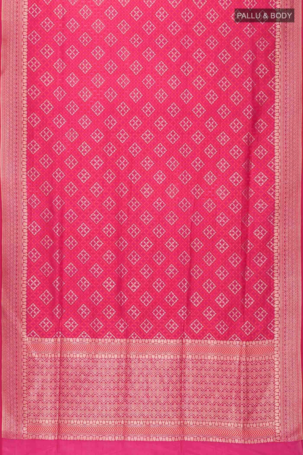 Pink Banarasi Silk Saree