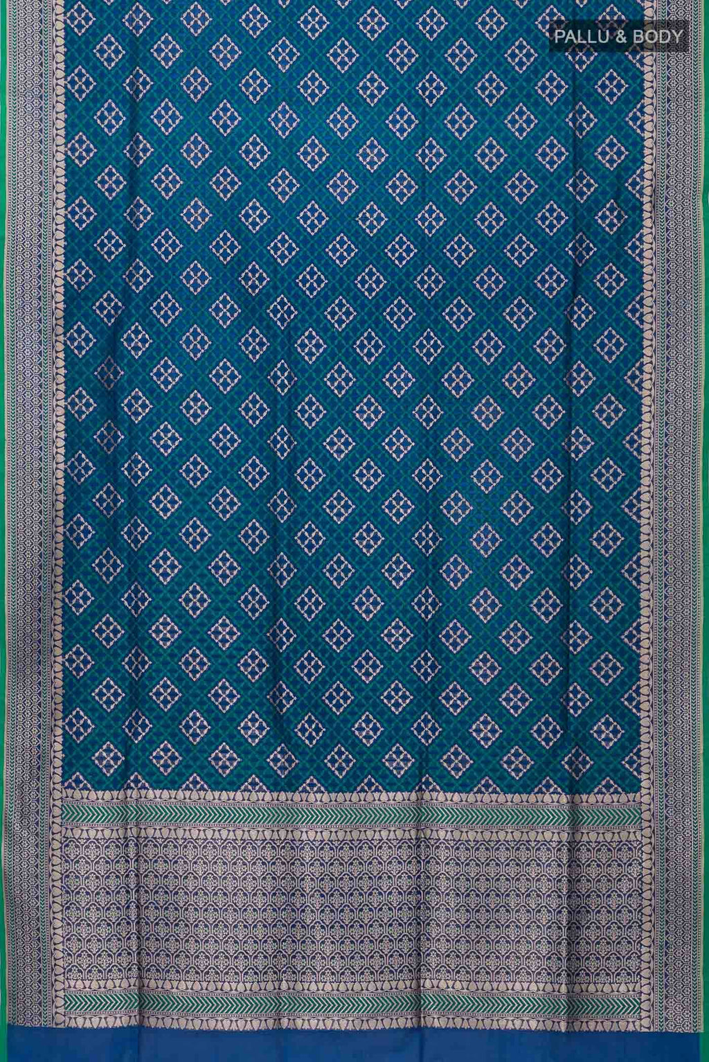 Blue Banarasi Silk Saree
