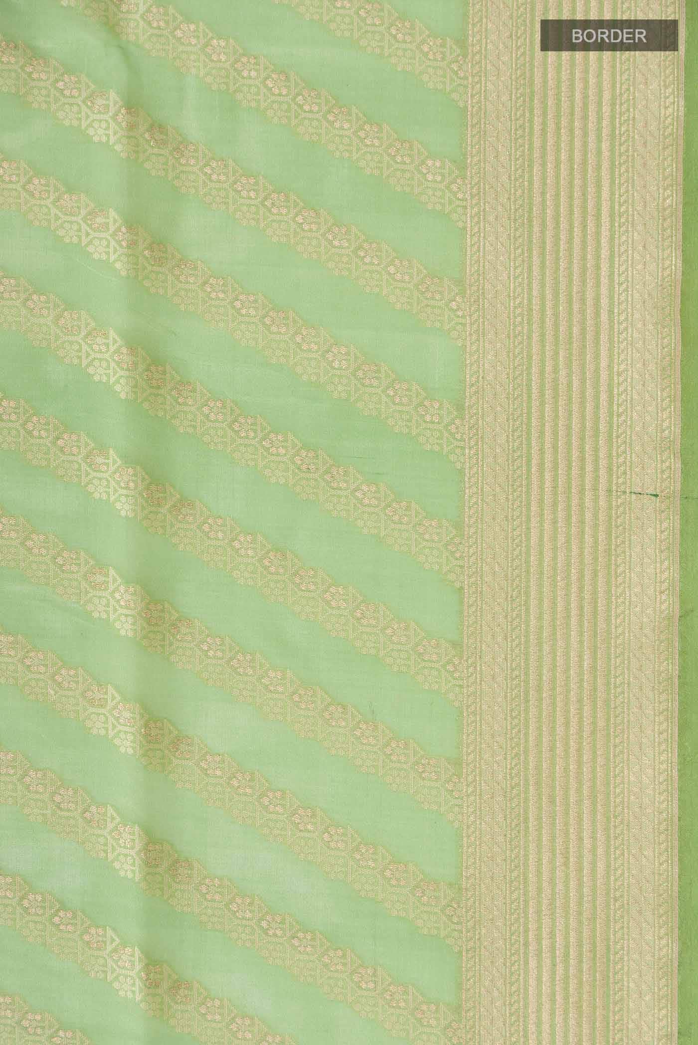 Green Banarasi Silk Saree