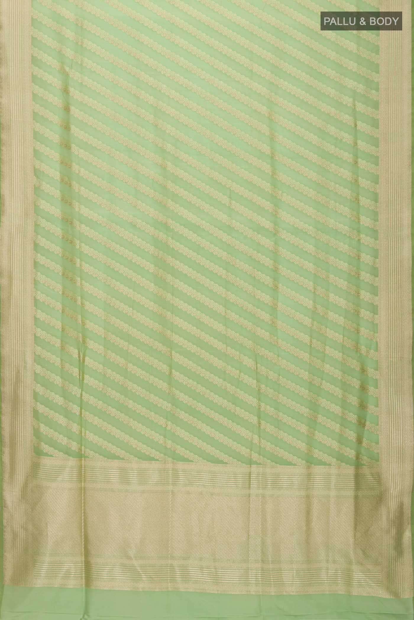Green Banarasi Silk Saree