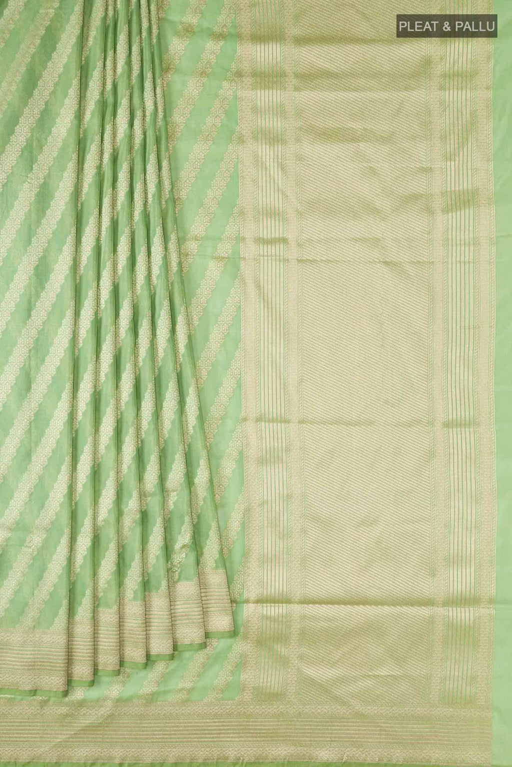 Green Banarasi Silk Saree