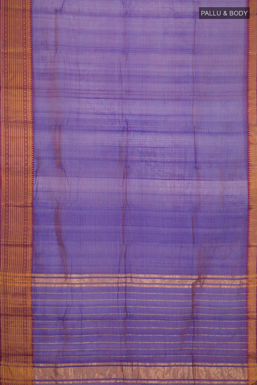 Purple Silk Cotton Saree