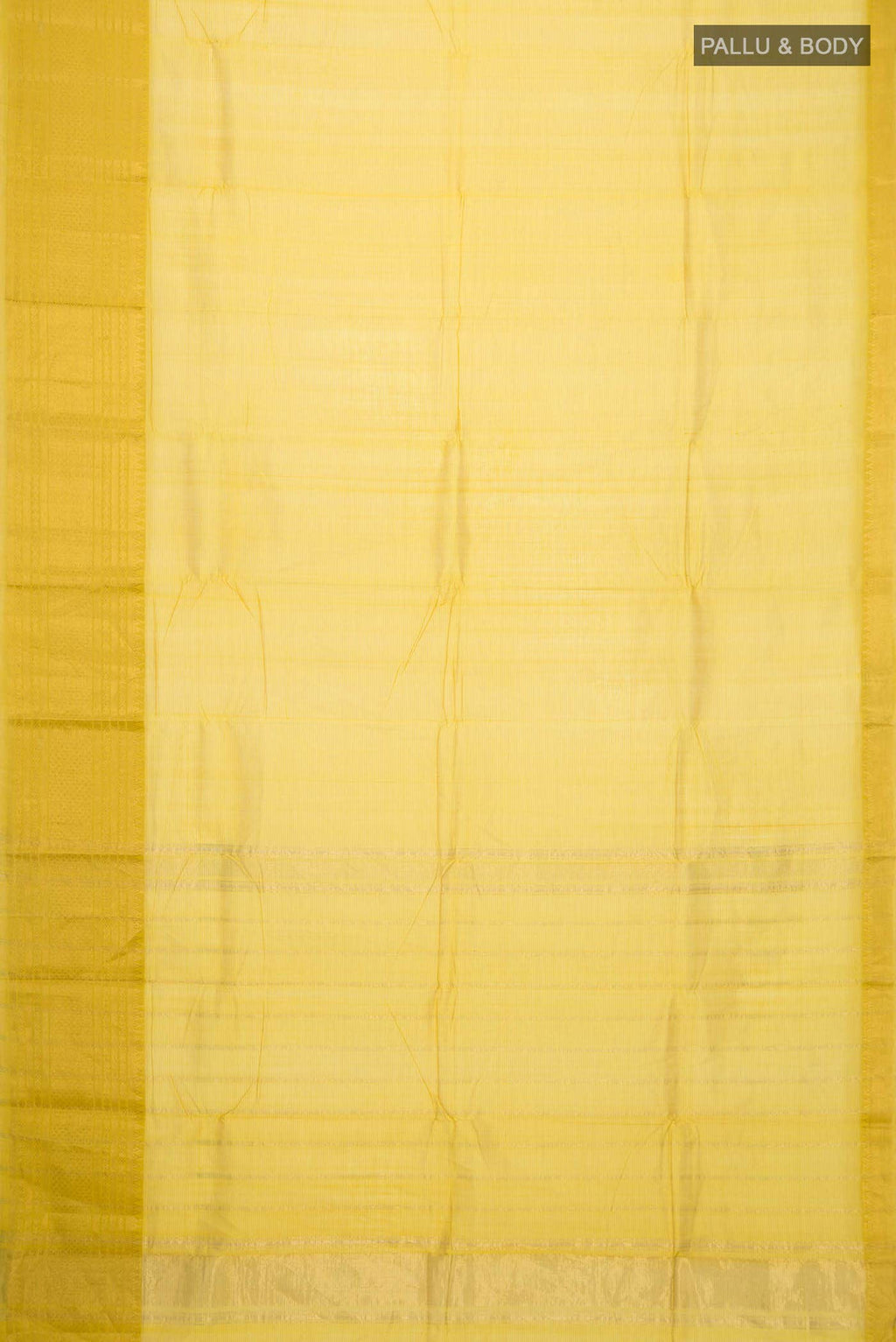 Yellow Silk Cotton Saree