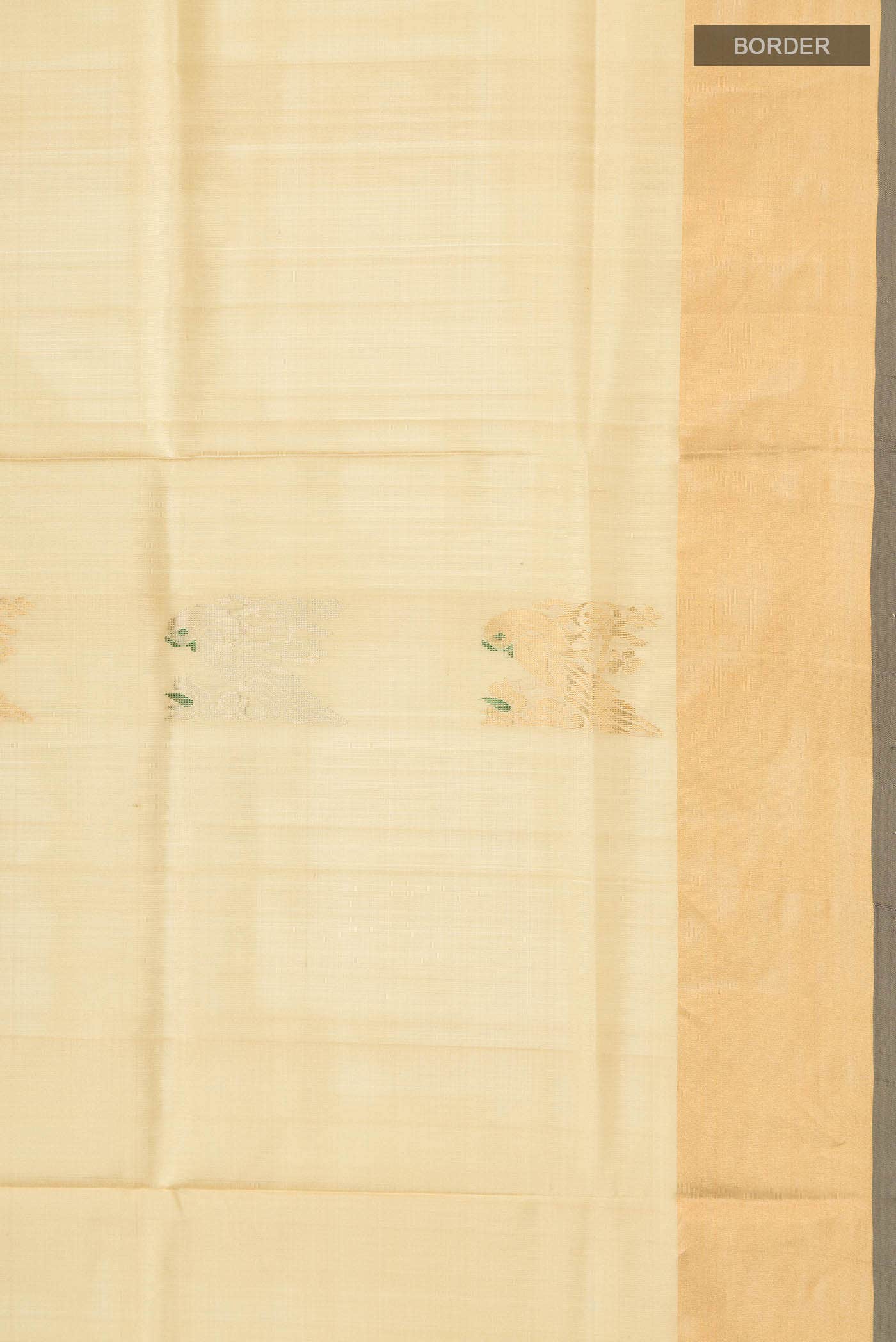 Cream Uppada Silk Saree