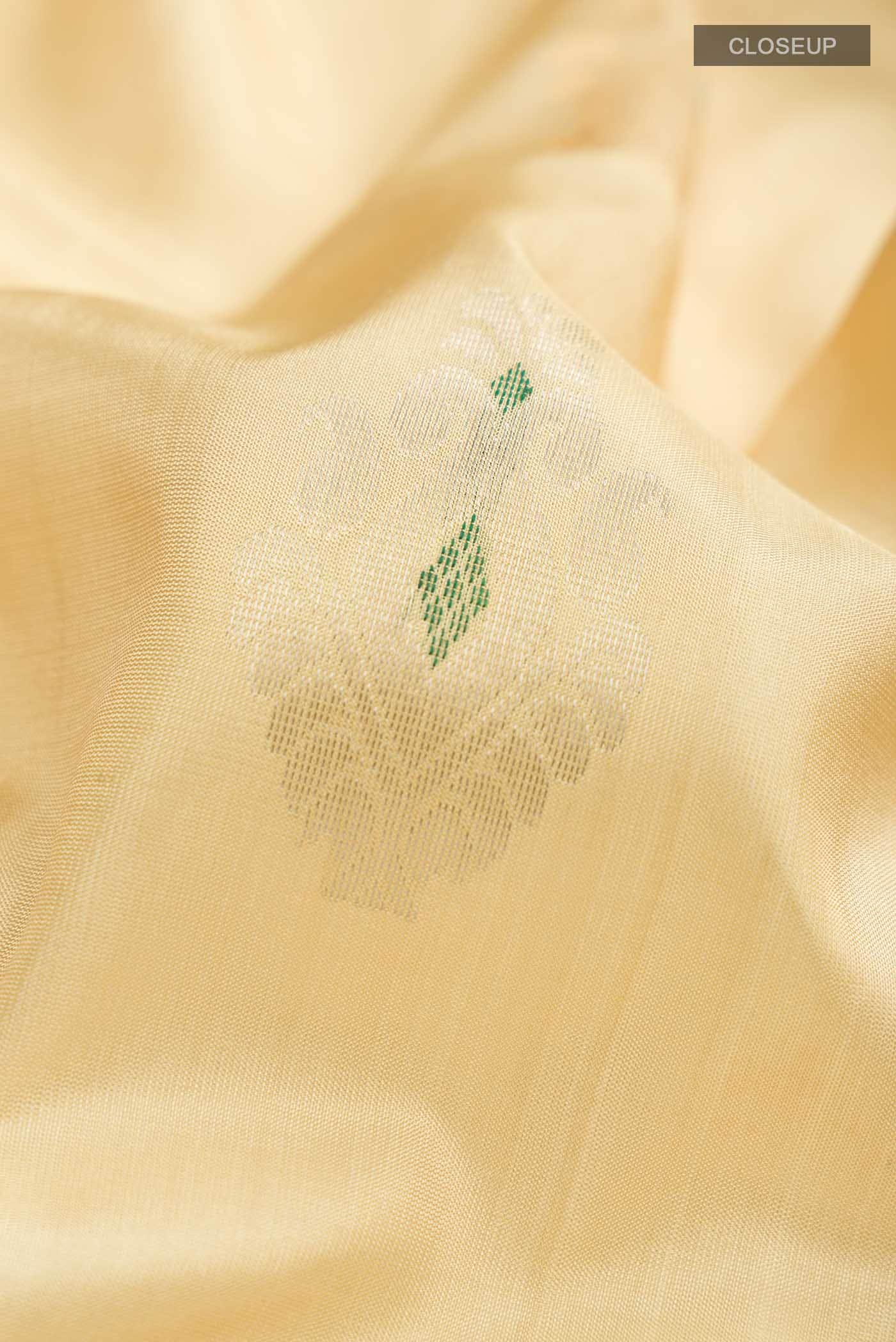 Cream Uppada Silk Saree