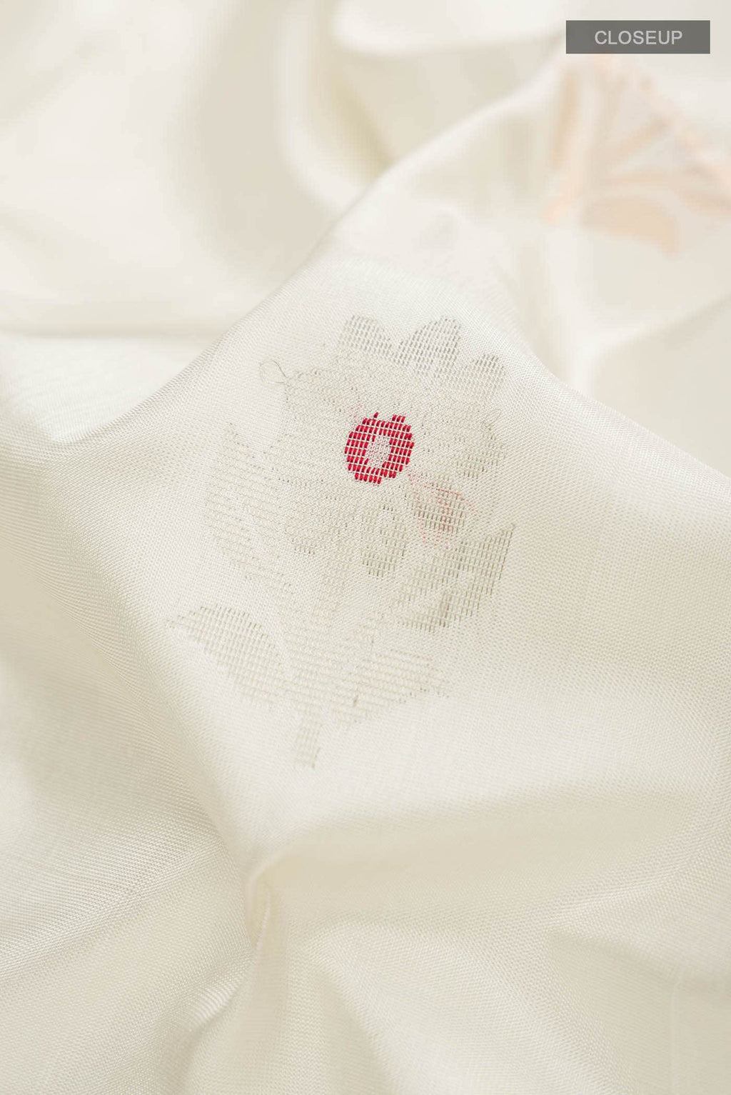 Off White Uppada Silk Saree