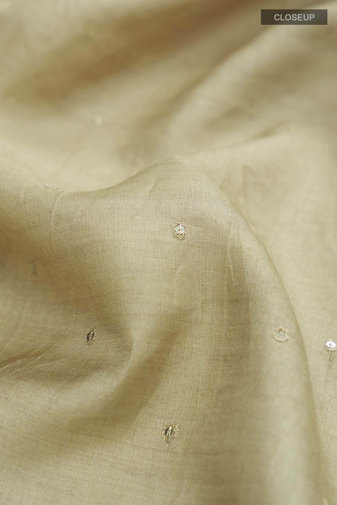 Green Tussar Silk Saree