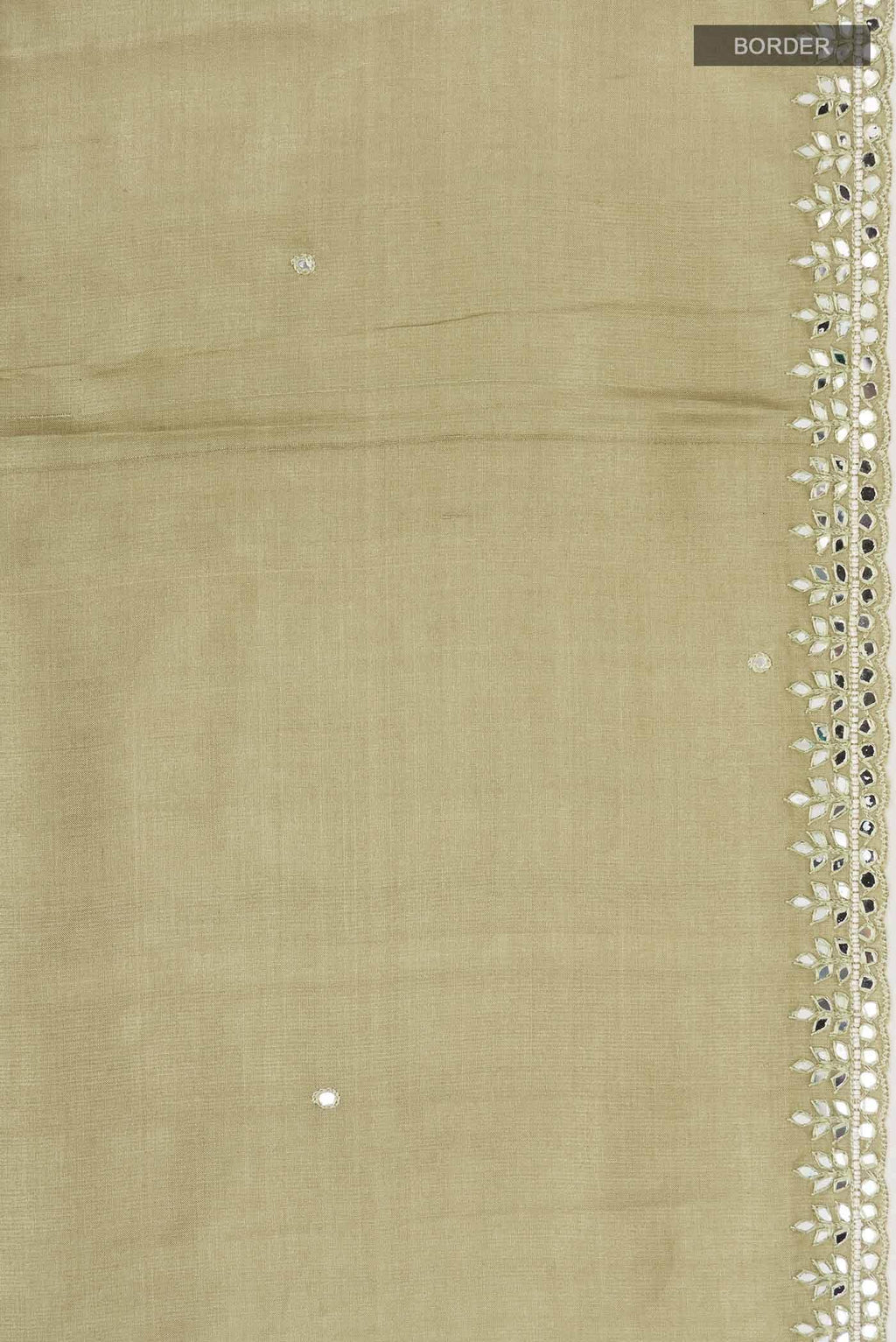 Sage Green Tussar Silk Saree