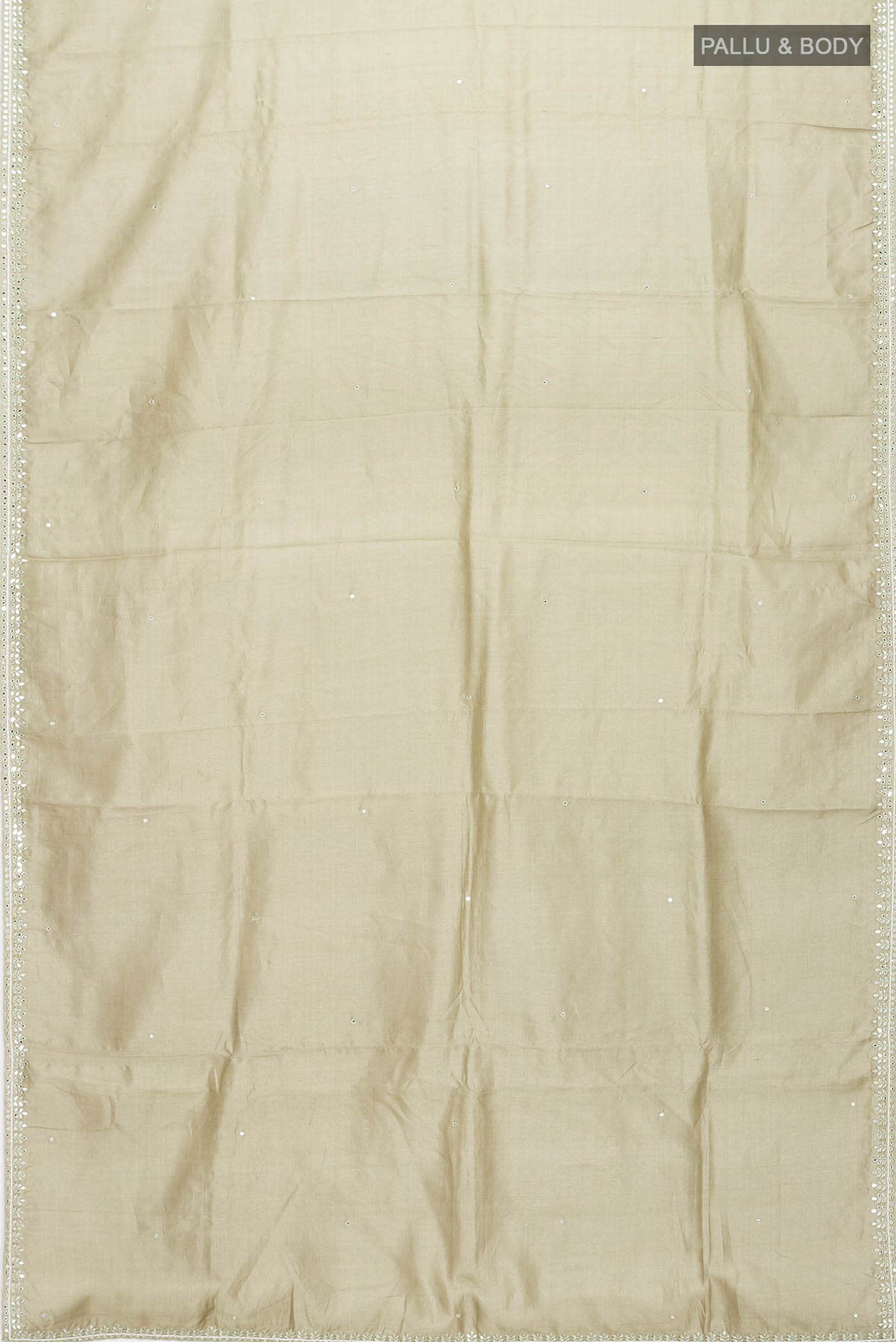 Sage Green Tussar Silk Saree