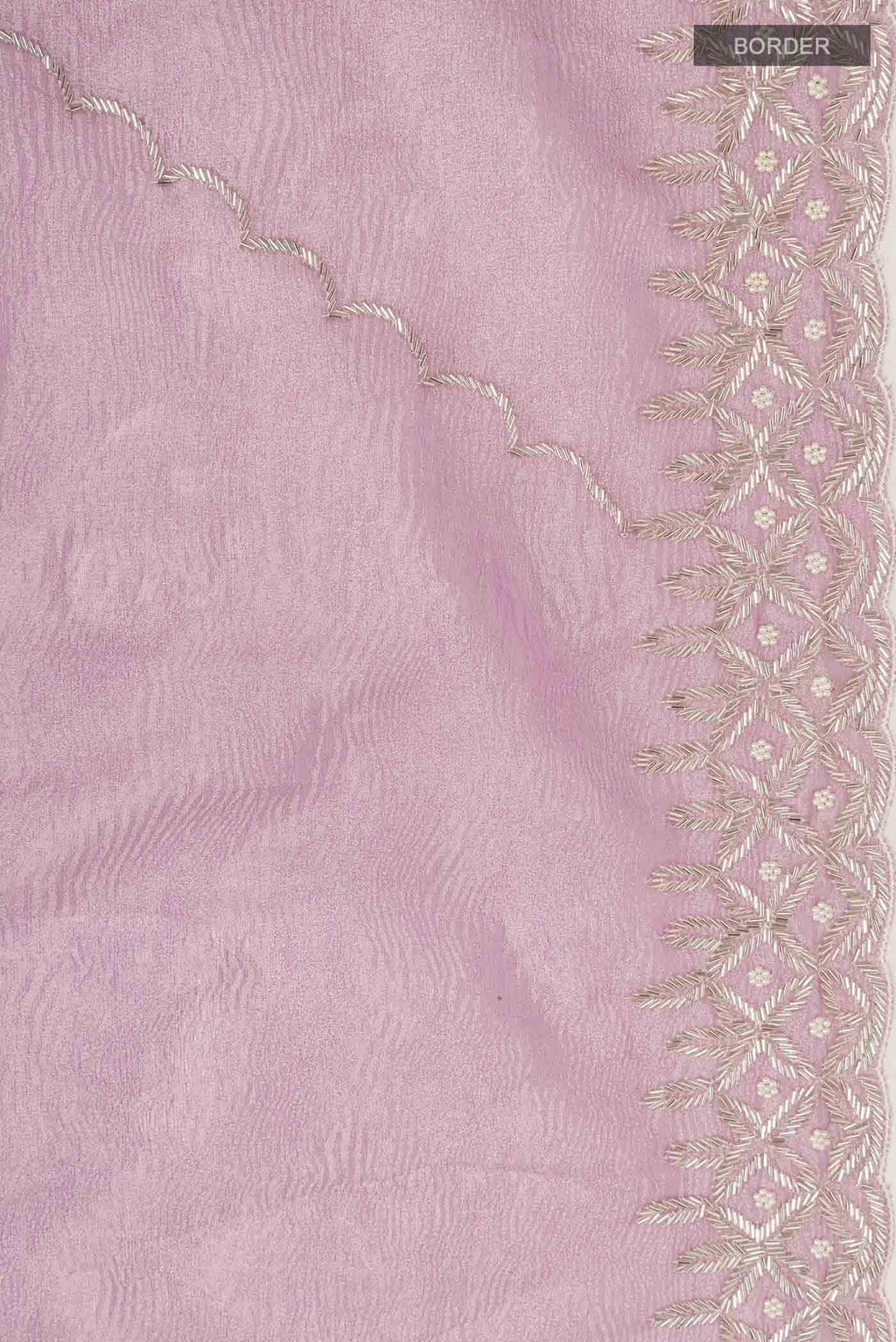 Lavender Tissue Silk Saree