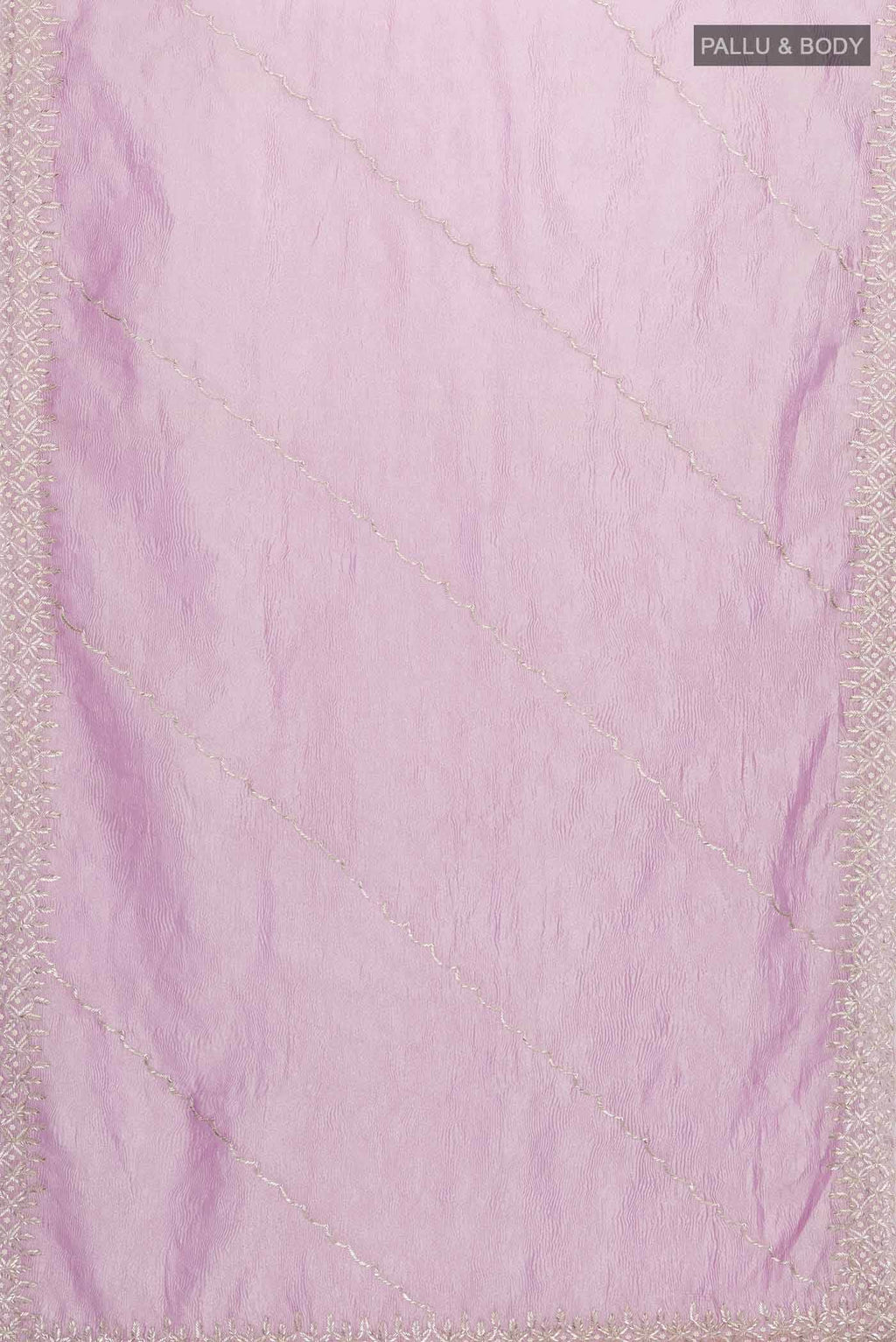 Lavender Tissue Silk Saree