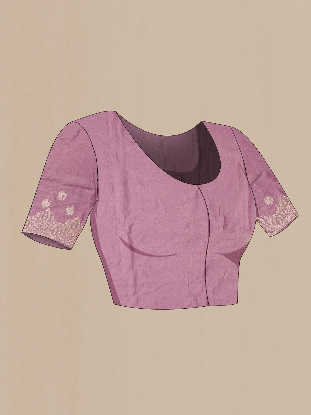 Lavender Organza Silk Saree