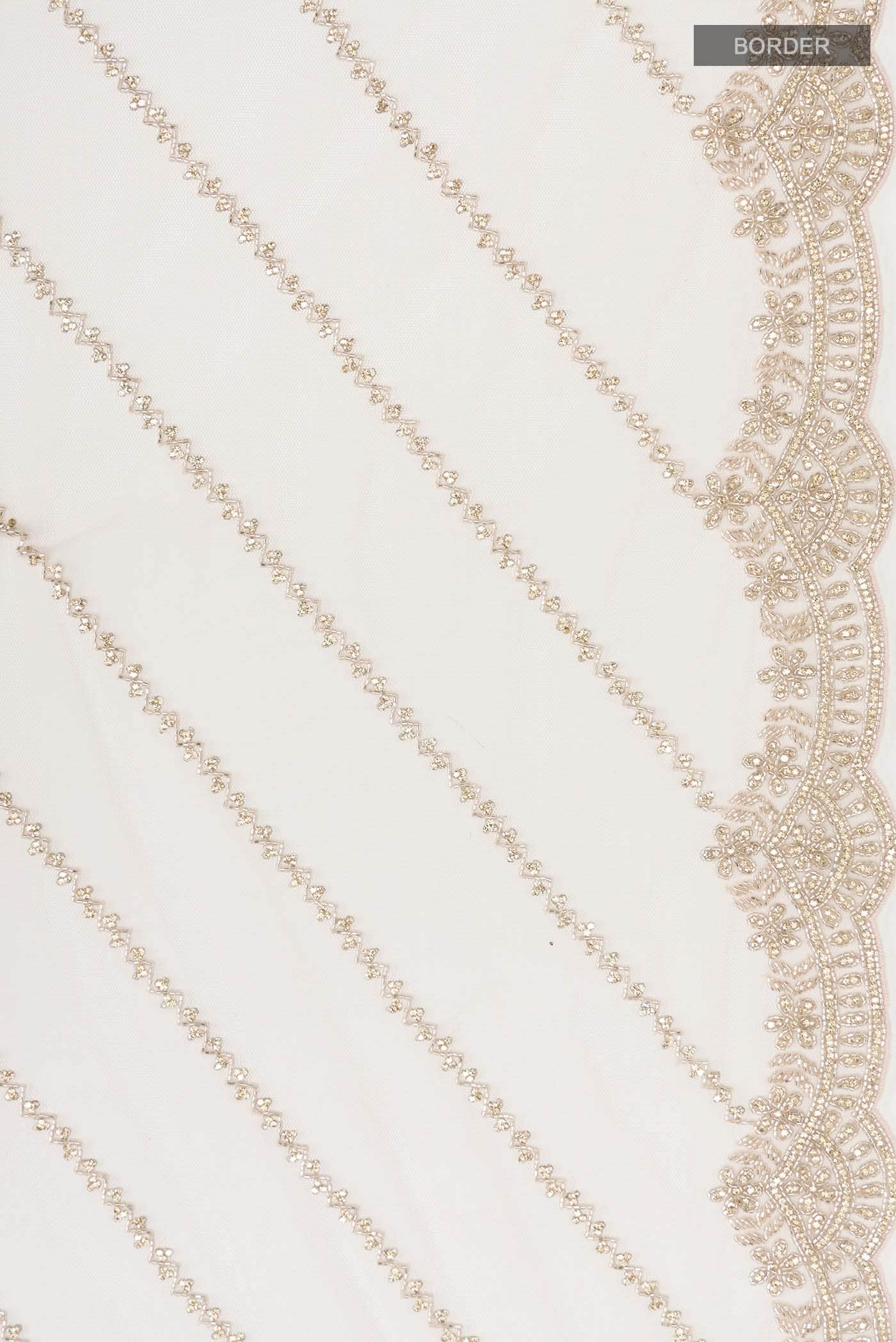 Peach Embroidery Net Saree