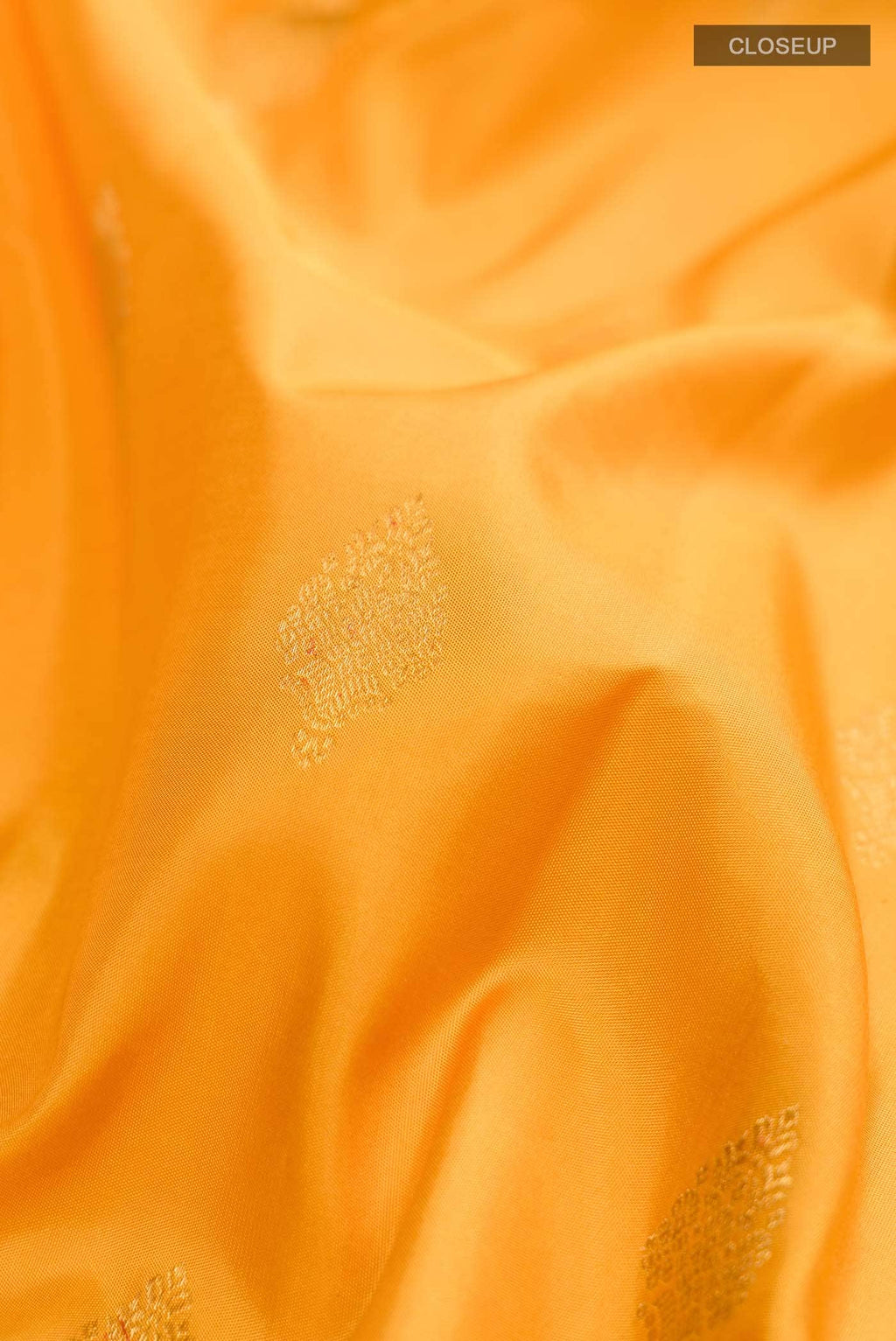 Yellow Kanchipuram Silk Saree