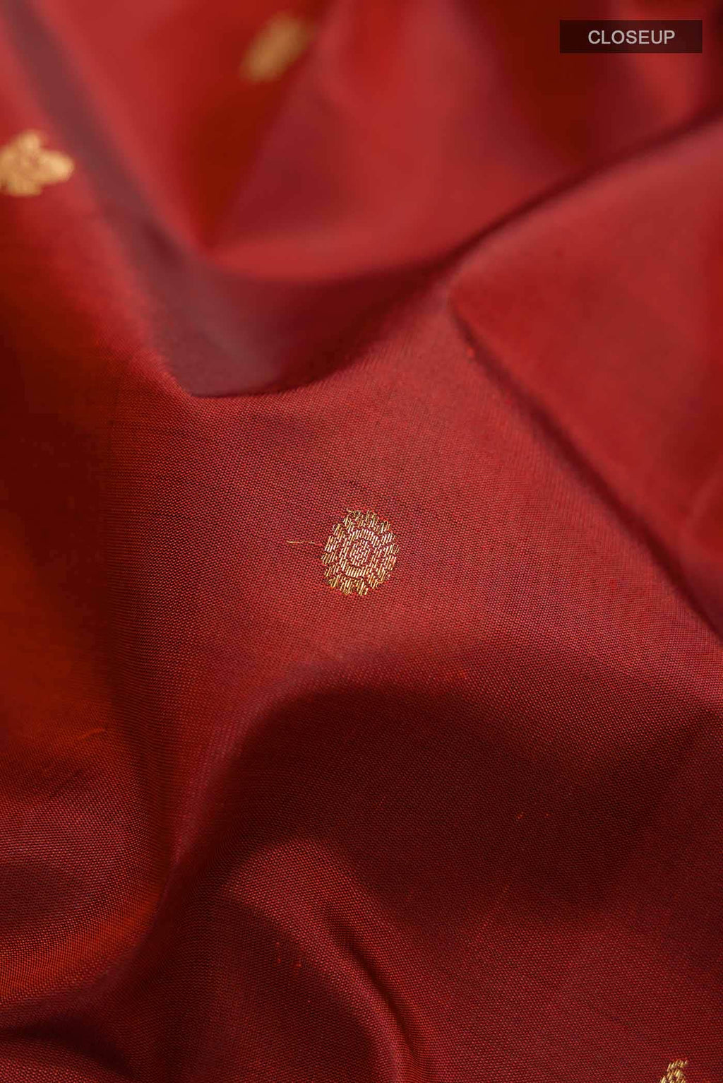 Maroon Kanchipuram Silk Saree