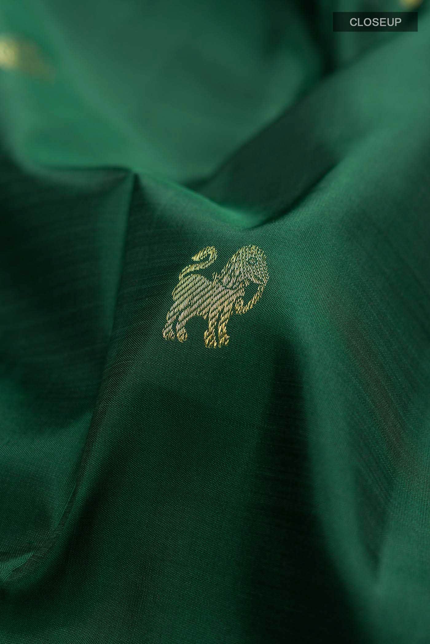Green Kanchipuram Silk Saree