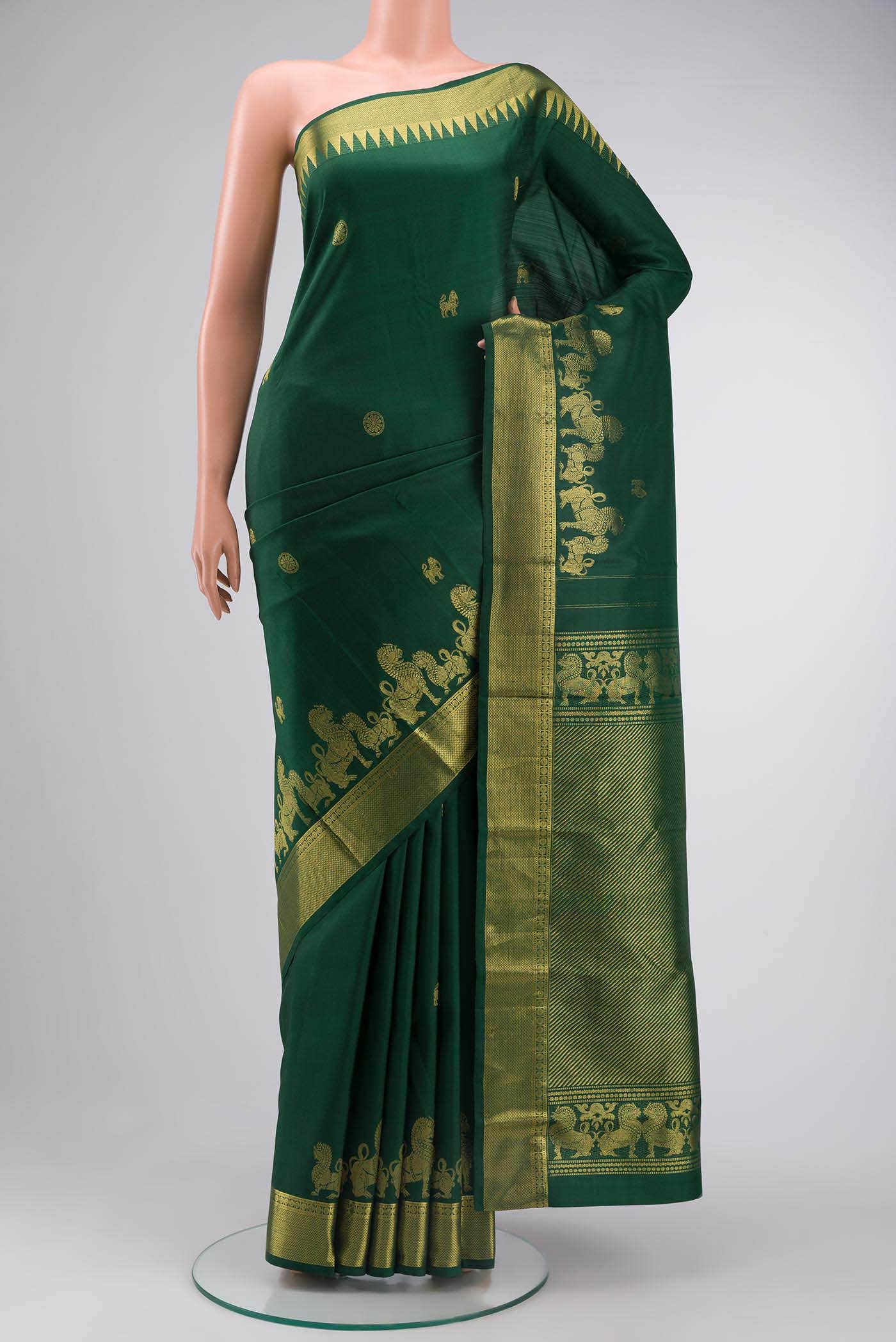 Green Kanchipuram Silk Saree