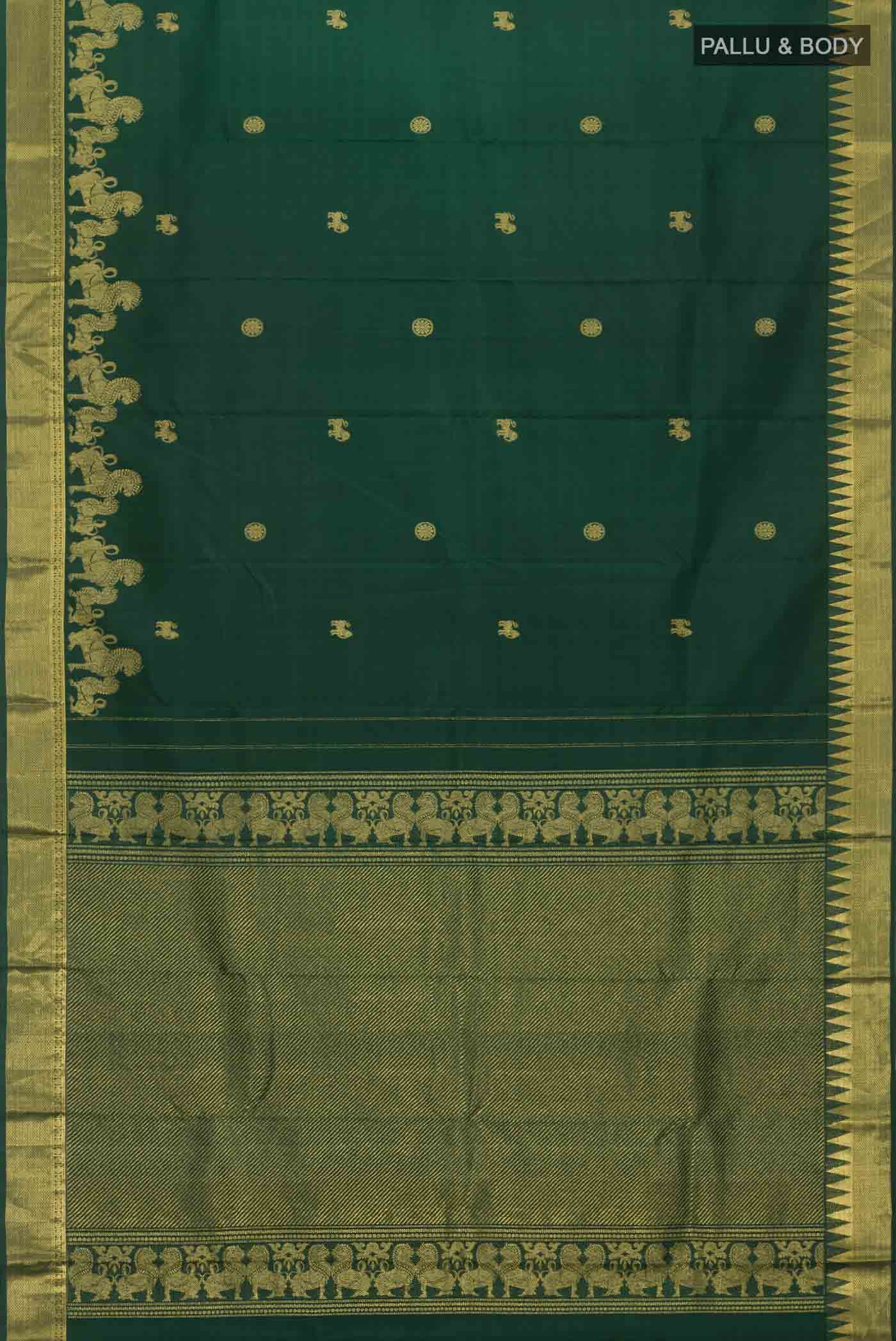 Green Kanchipuram Silk Saree