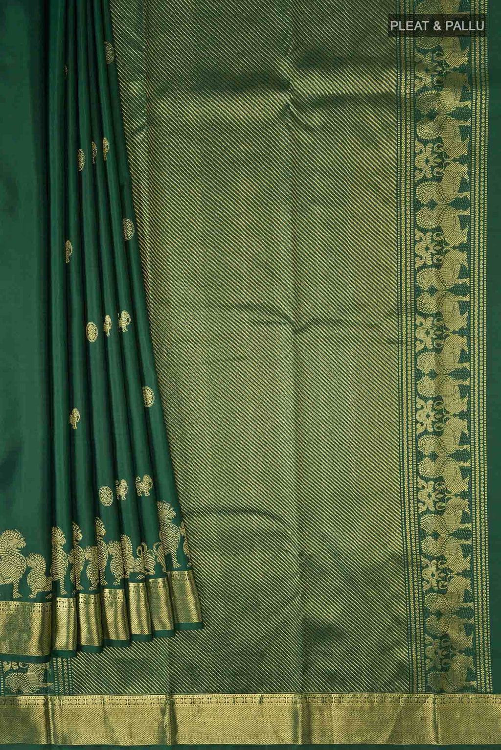 Green Kanchipuram Silk Saree