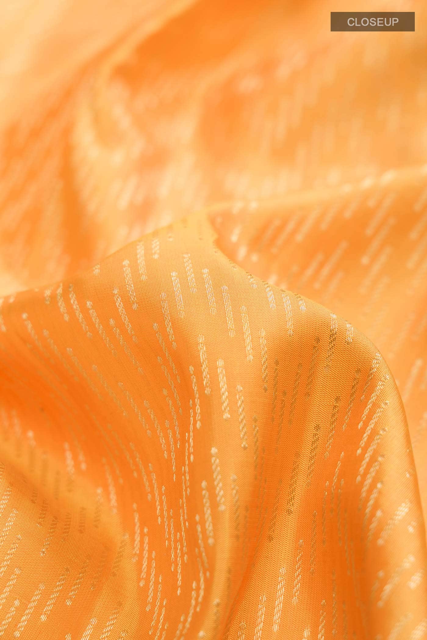 Yellow Kanchipuram Silk Saree