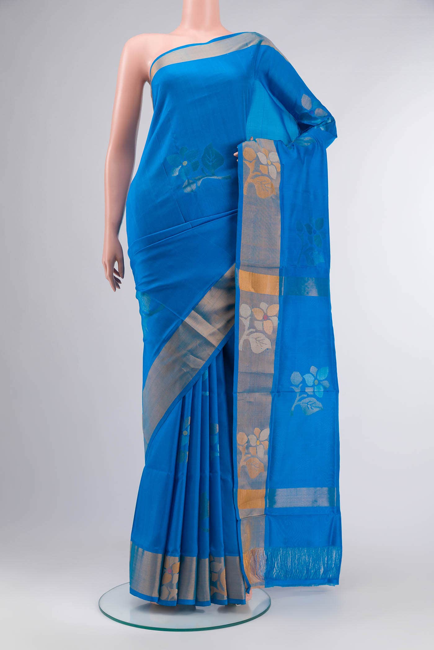 Blue Uppada Silk Saree