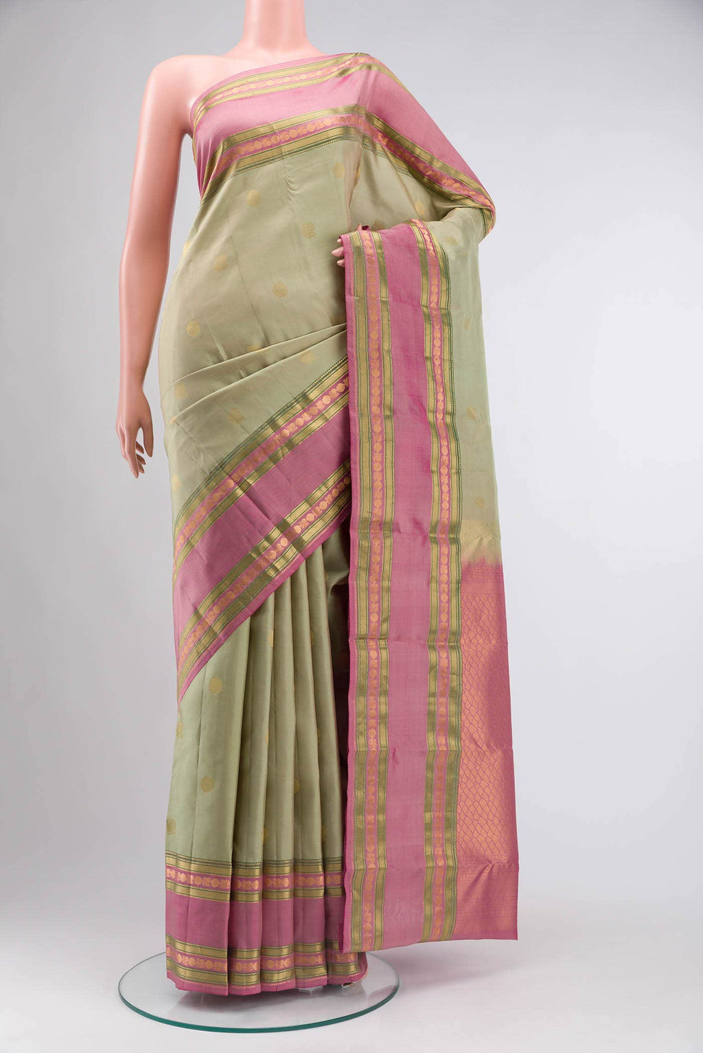 Green Kanchipuram Silk Saree