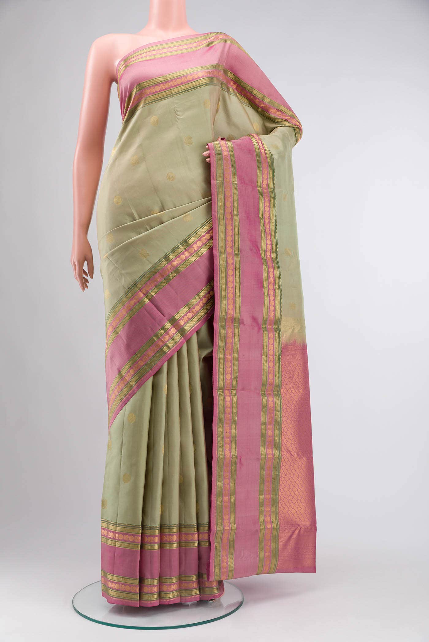 Green Kanchipuram Silk Saree