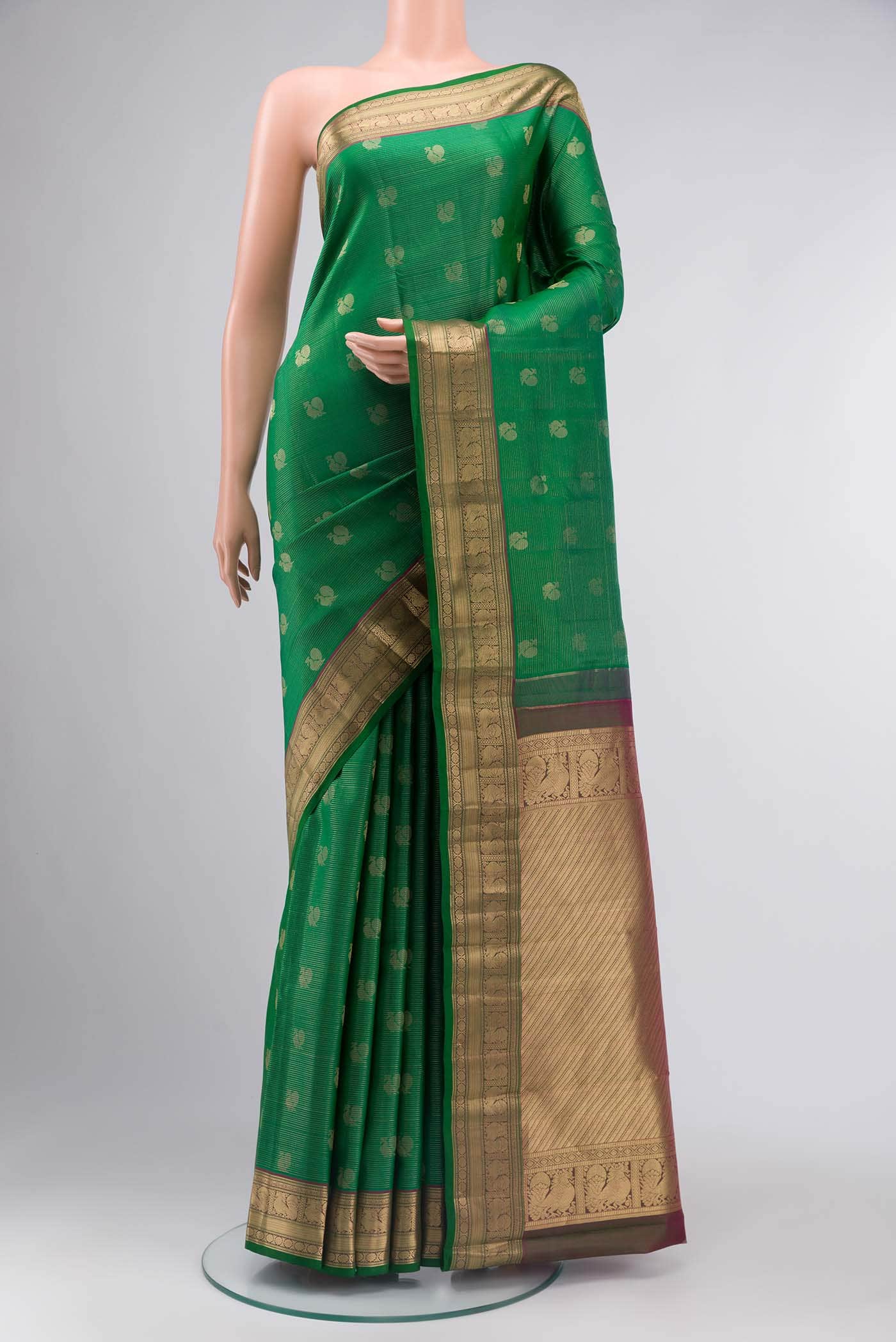 Green Kanchipuram Silk Saree