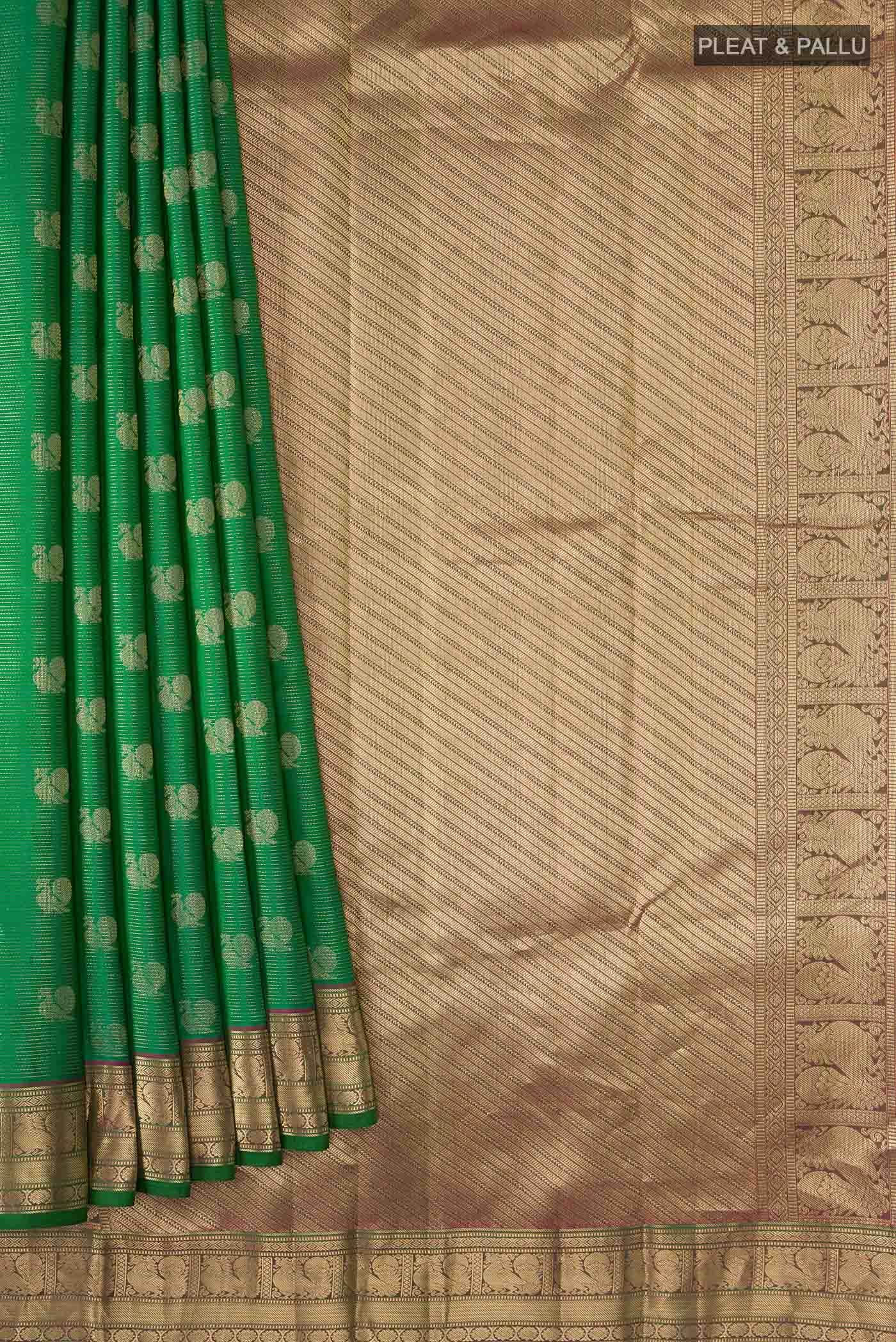 Green Kanchipuram Silk Saree