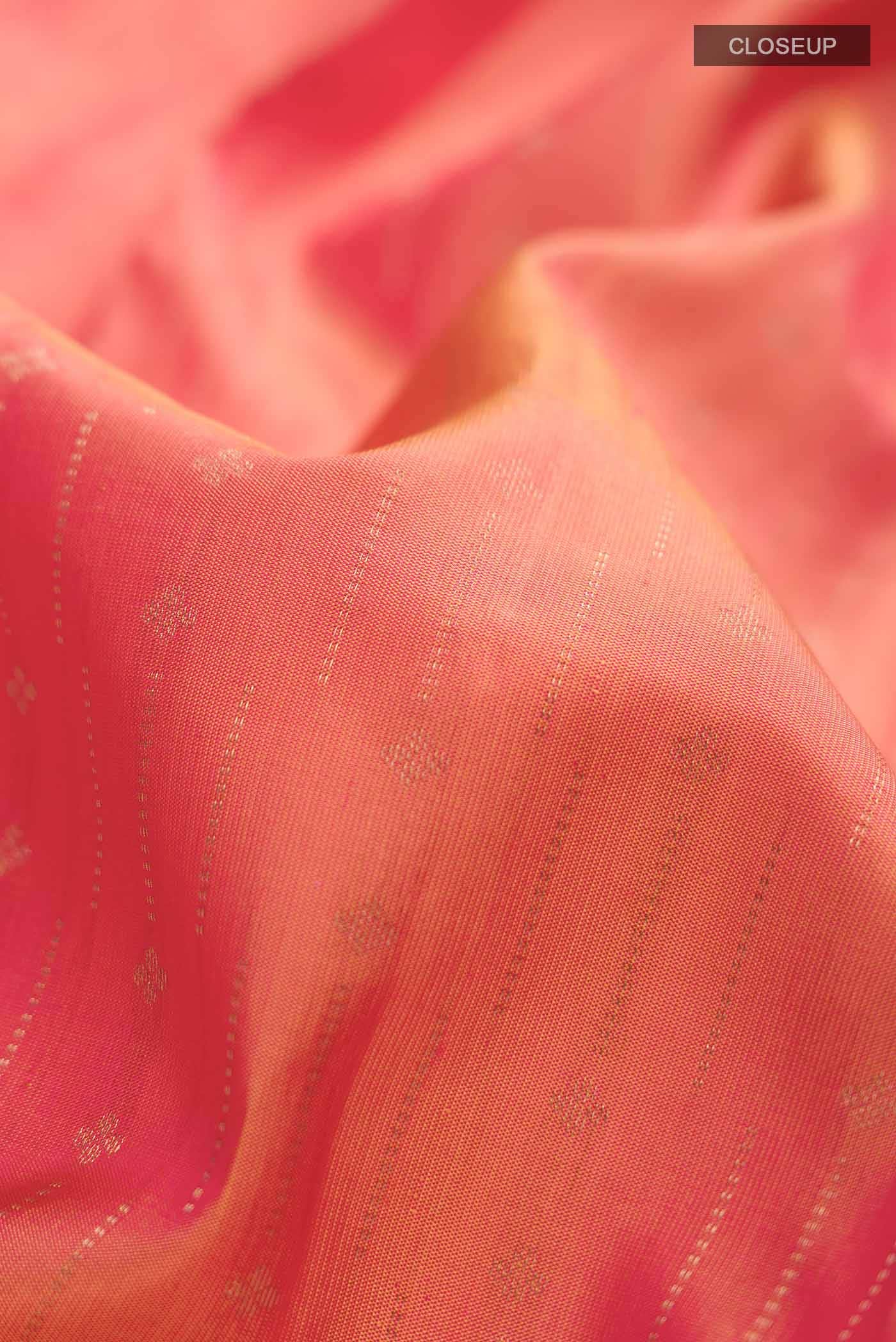 Pink Kanchipuram Silk Saree