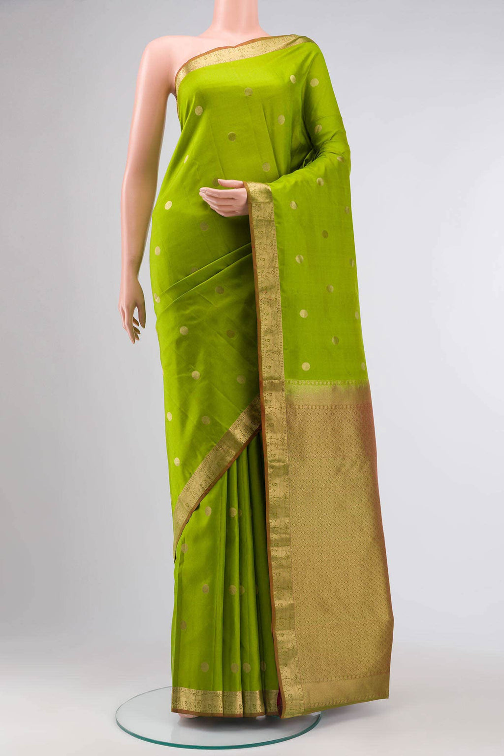 Green Kanchipuram Silk Saree