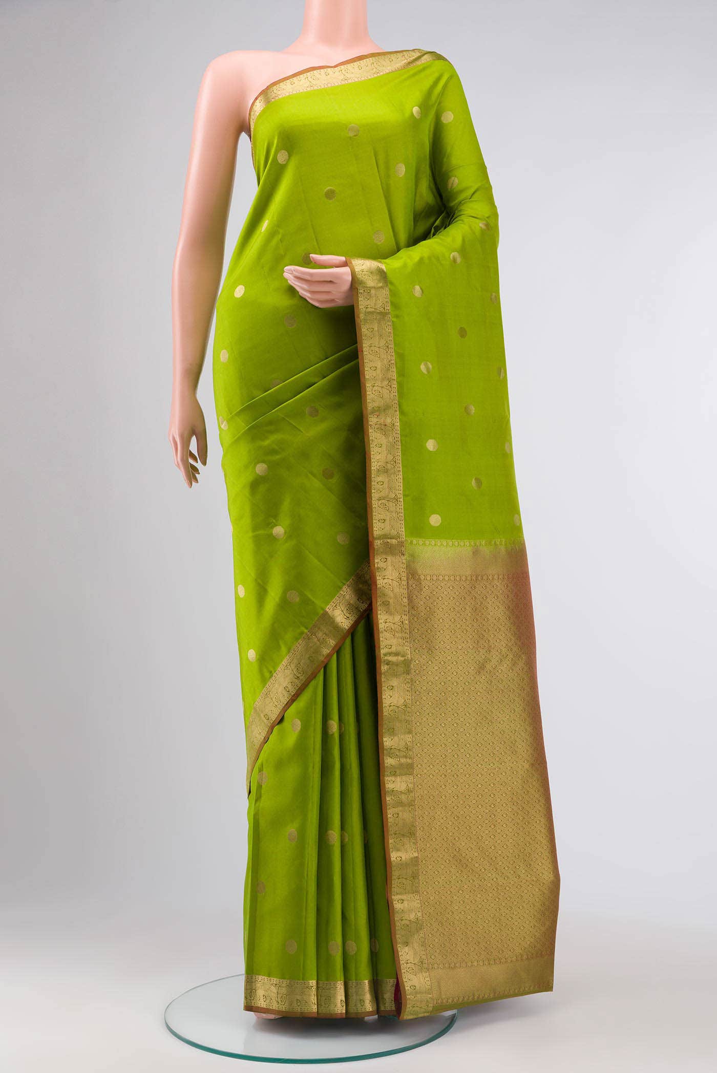 Green Kanchipuram Silk Saree