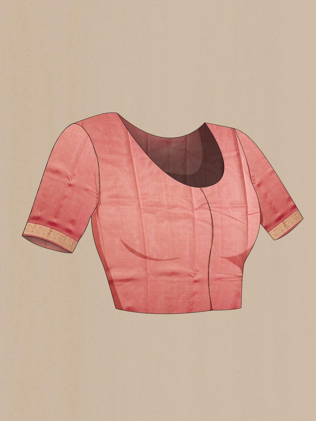 Brown Kanchipuram Silk Saree