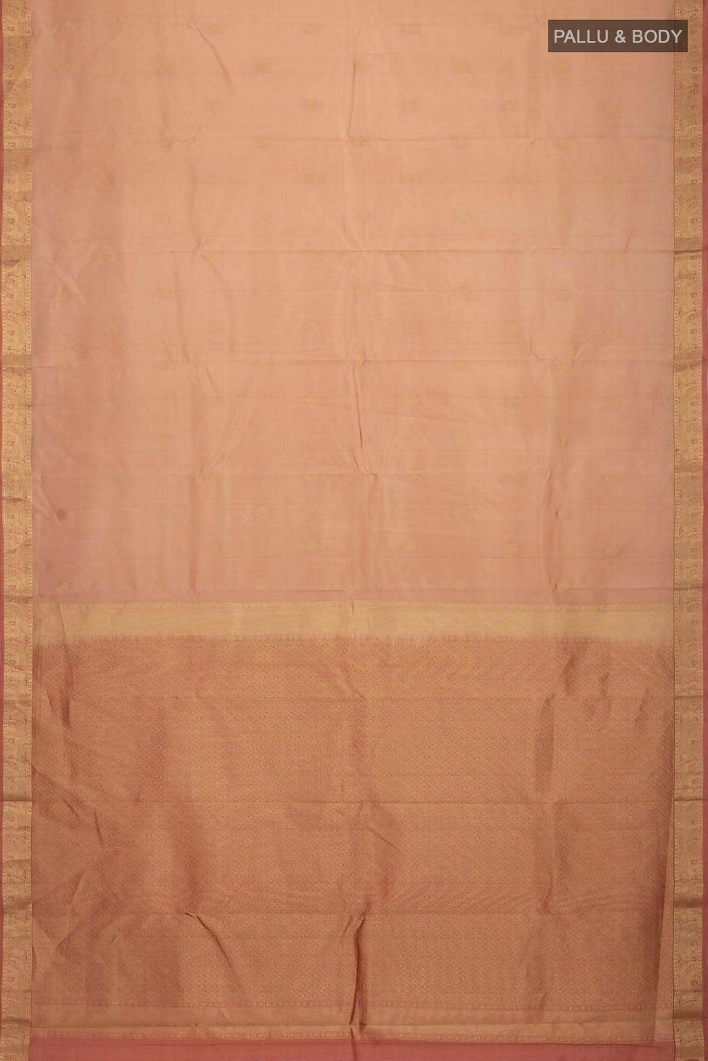 Brown Kanchipuram Silk Saree