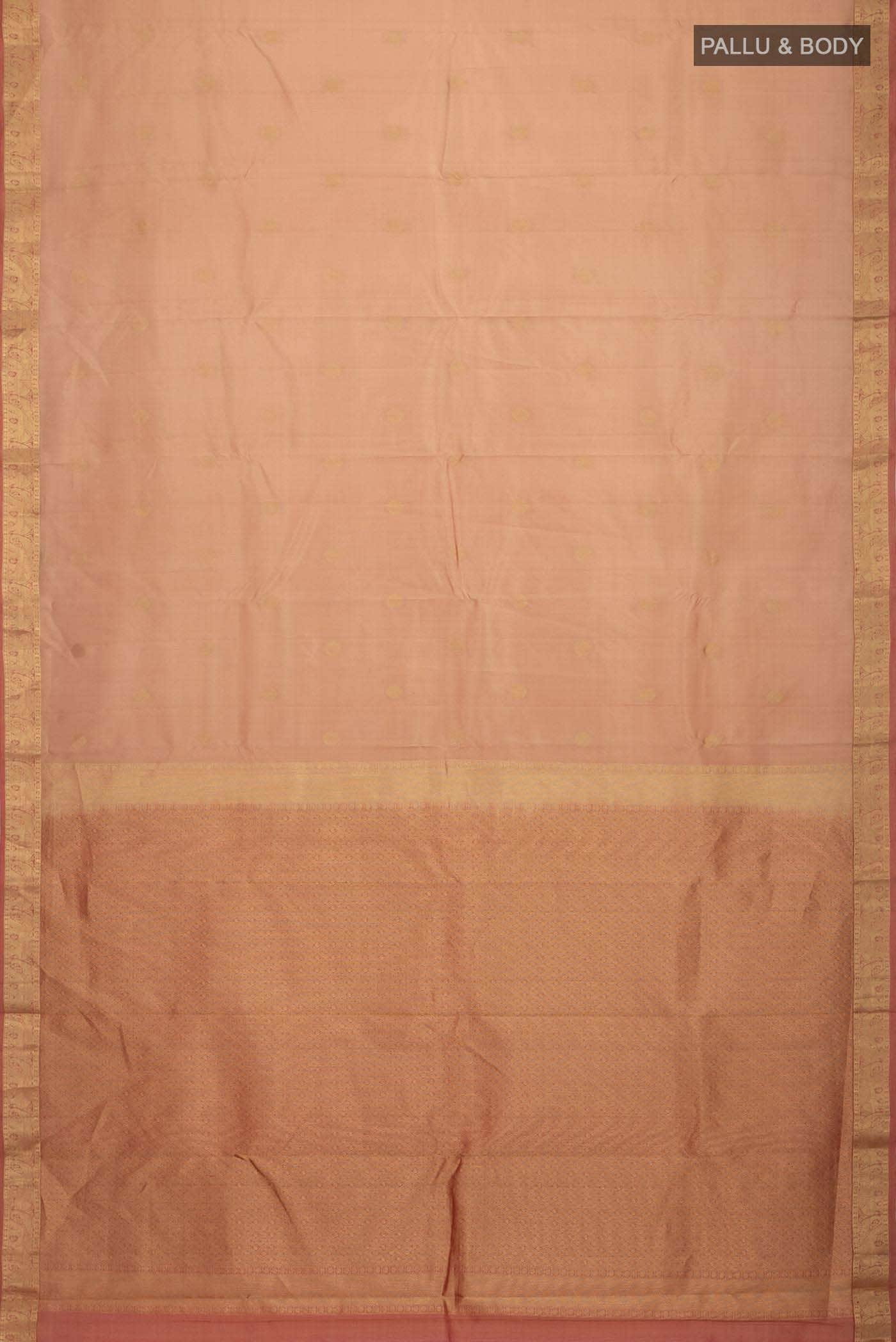 Brown Kanchipuram Silk Saree