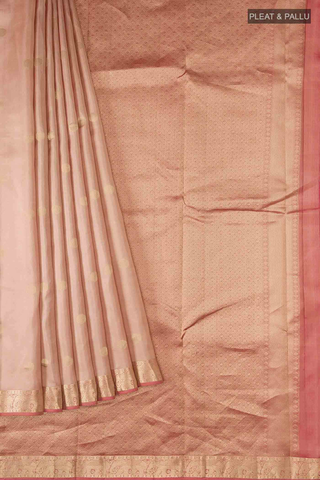 Brown Kanchipuram Silk Saree