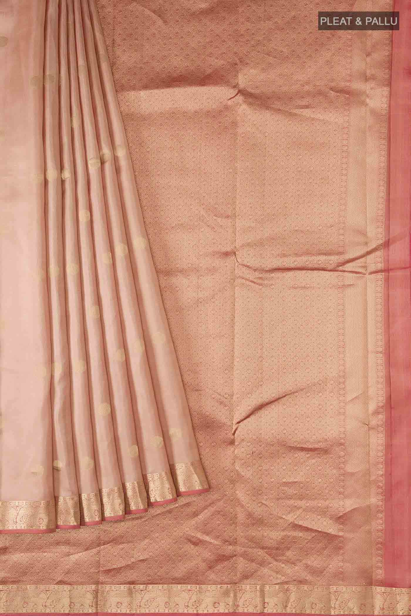 Brown Kanchipuram Silk Saree