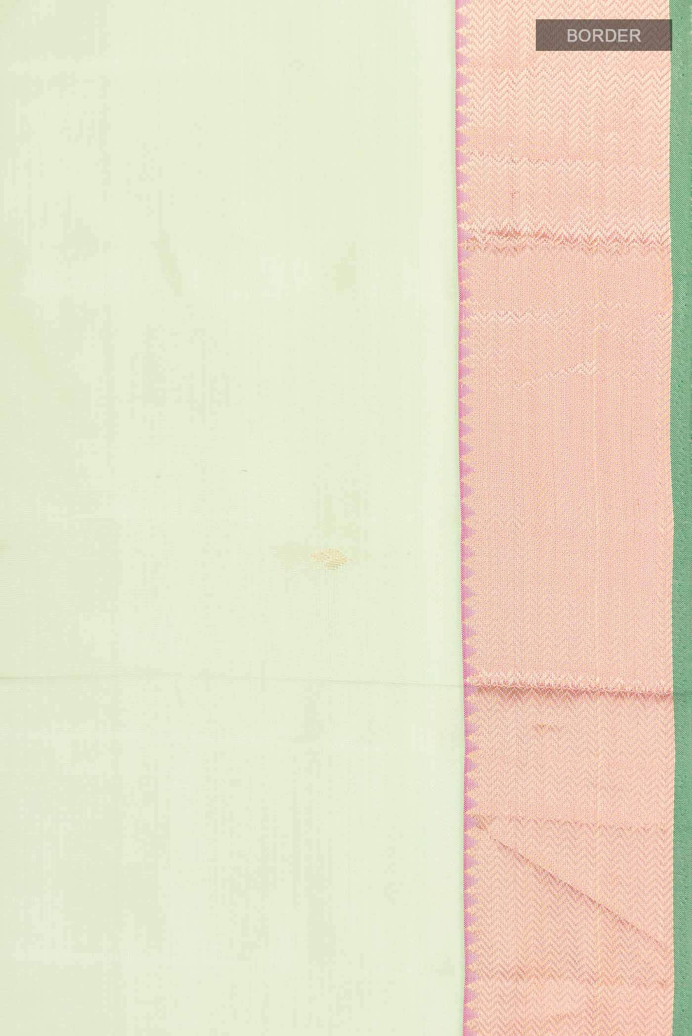 Green Dual Tone Kanchipuram Silk Saree