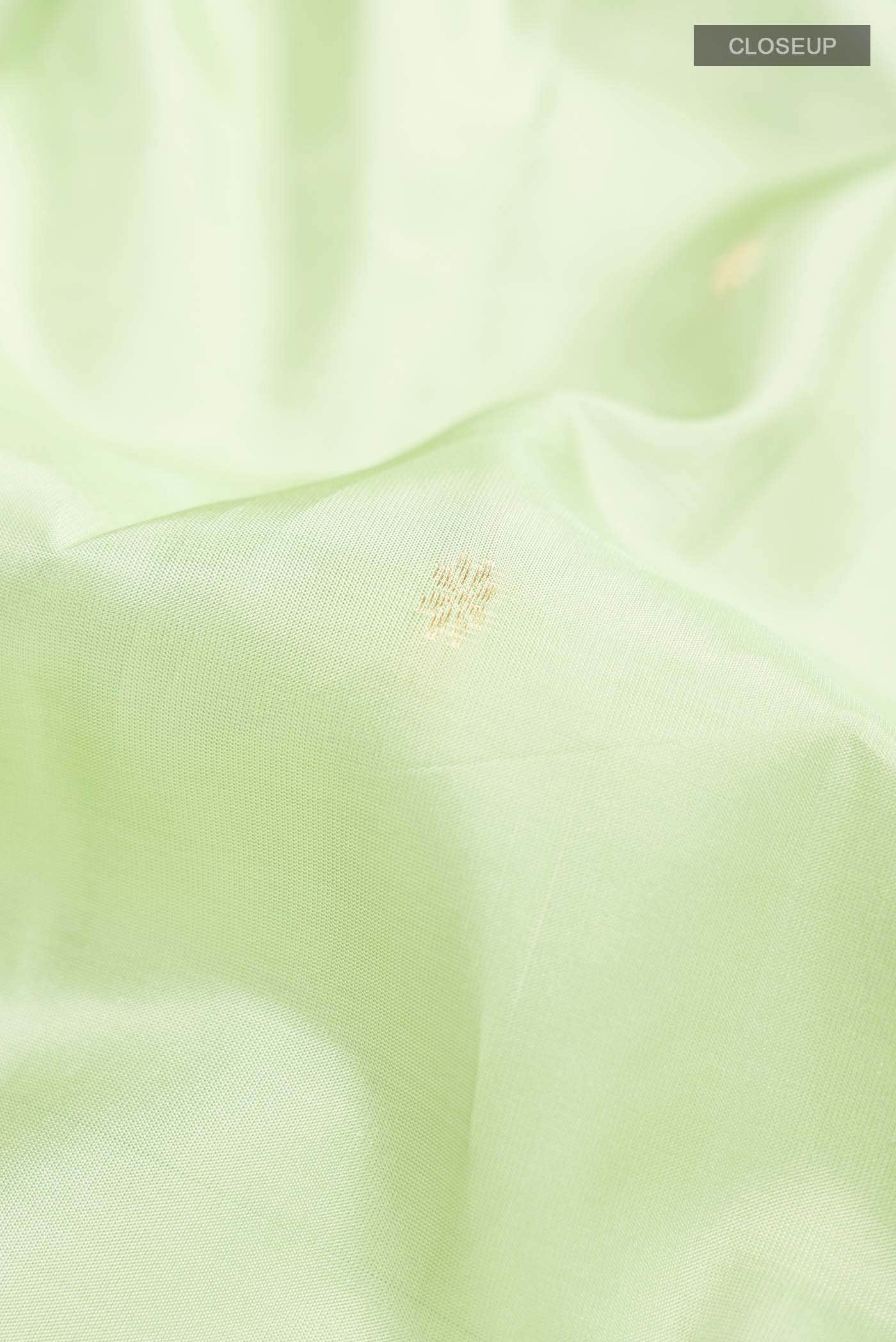 Green Dual Tone Kanchipuram Silk Saree