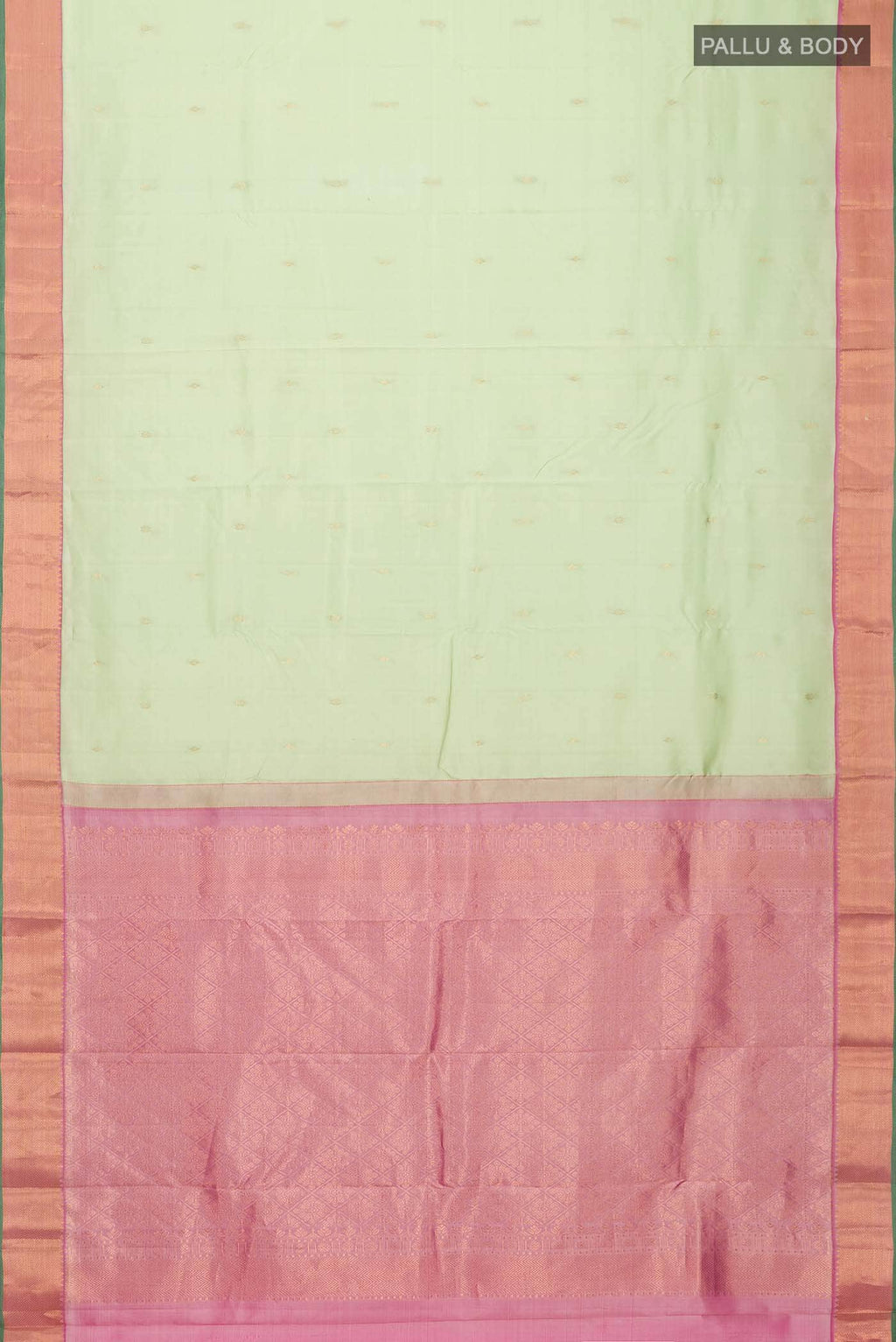 Green Dual Tone Kanchipuram Silk Saree