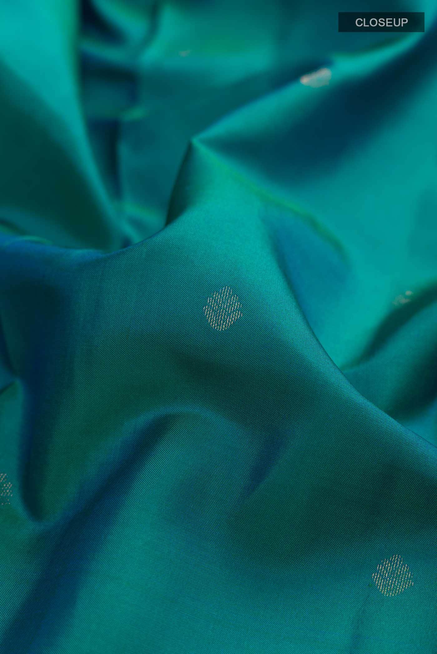 Blue Kanchipuram Silk Saree