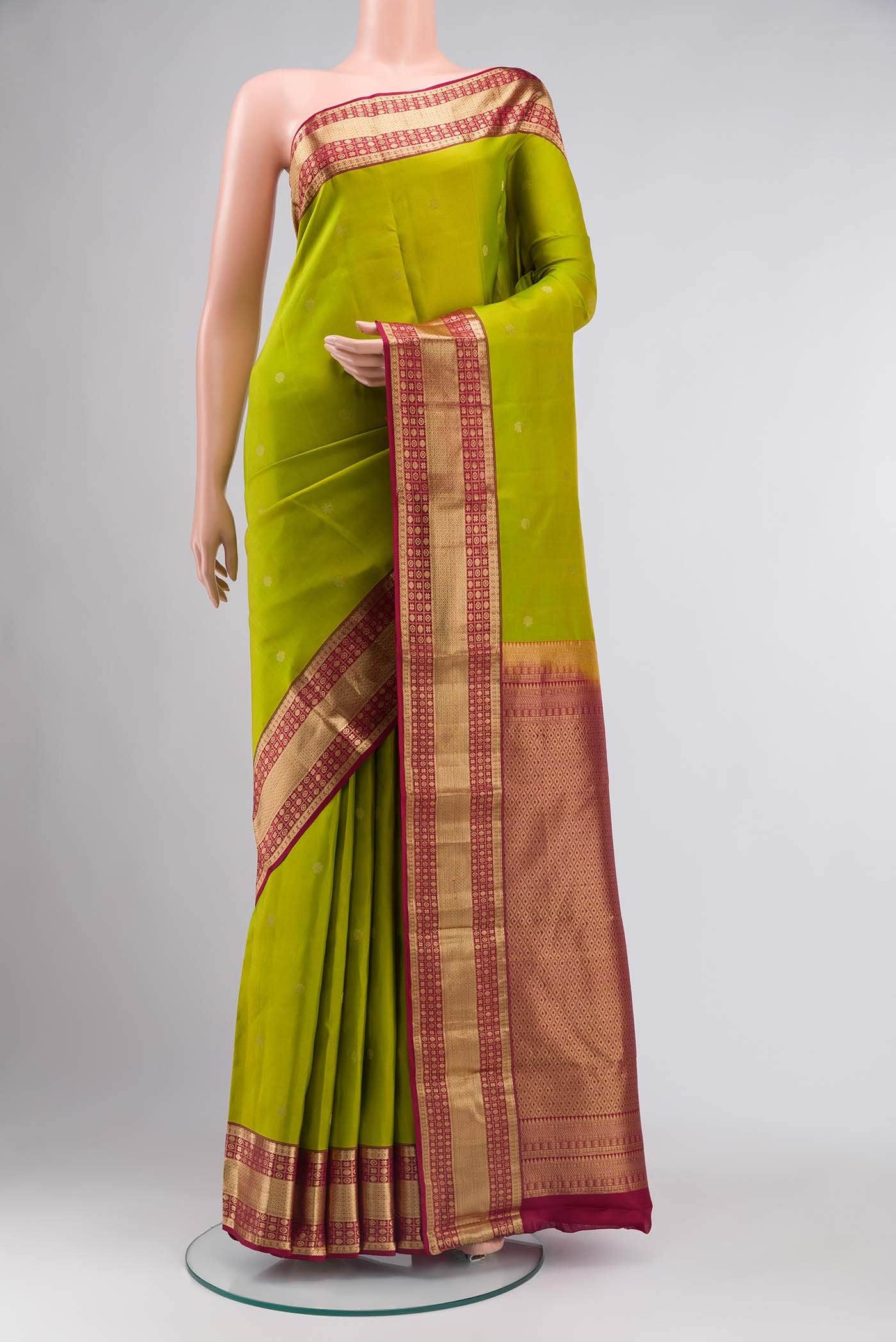Green Kanchipuram Silk Saree