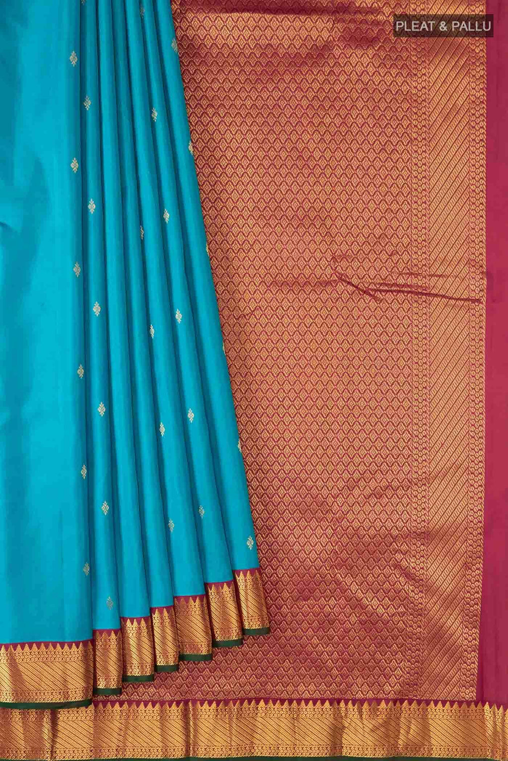 Blue Kanchipuram Silk Saree