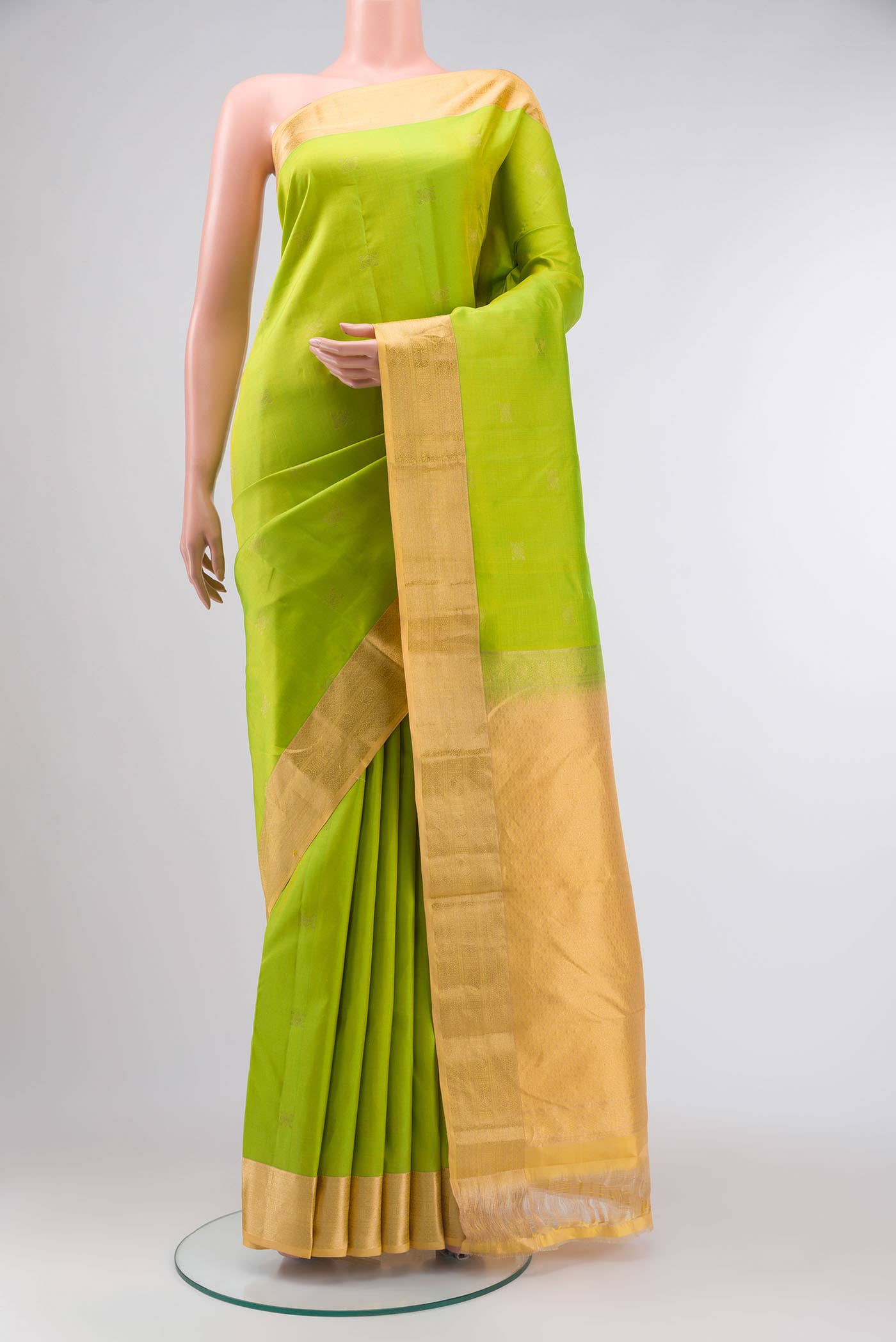 Green Kanchipuram Silk Saree