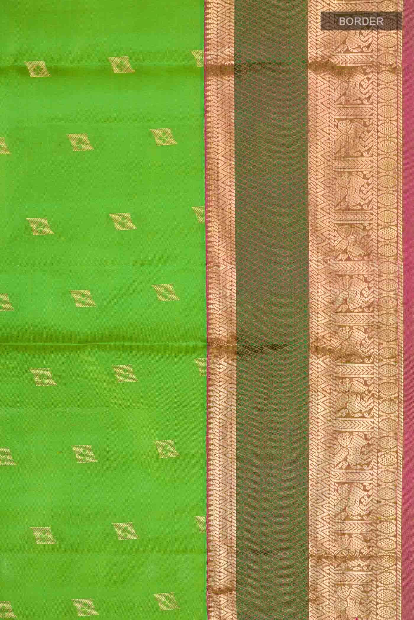 Green Kanchipuram Silk Saree