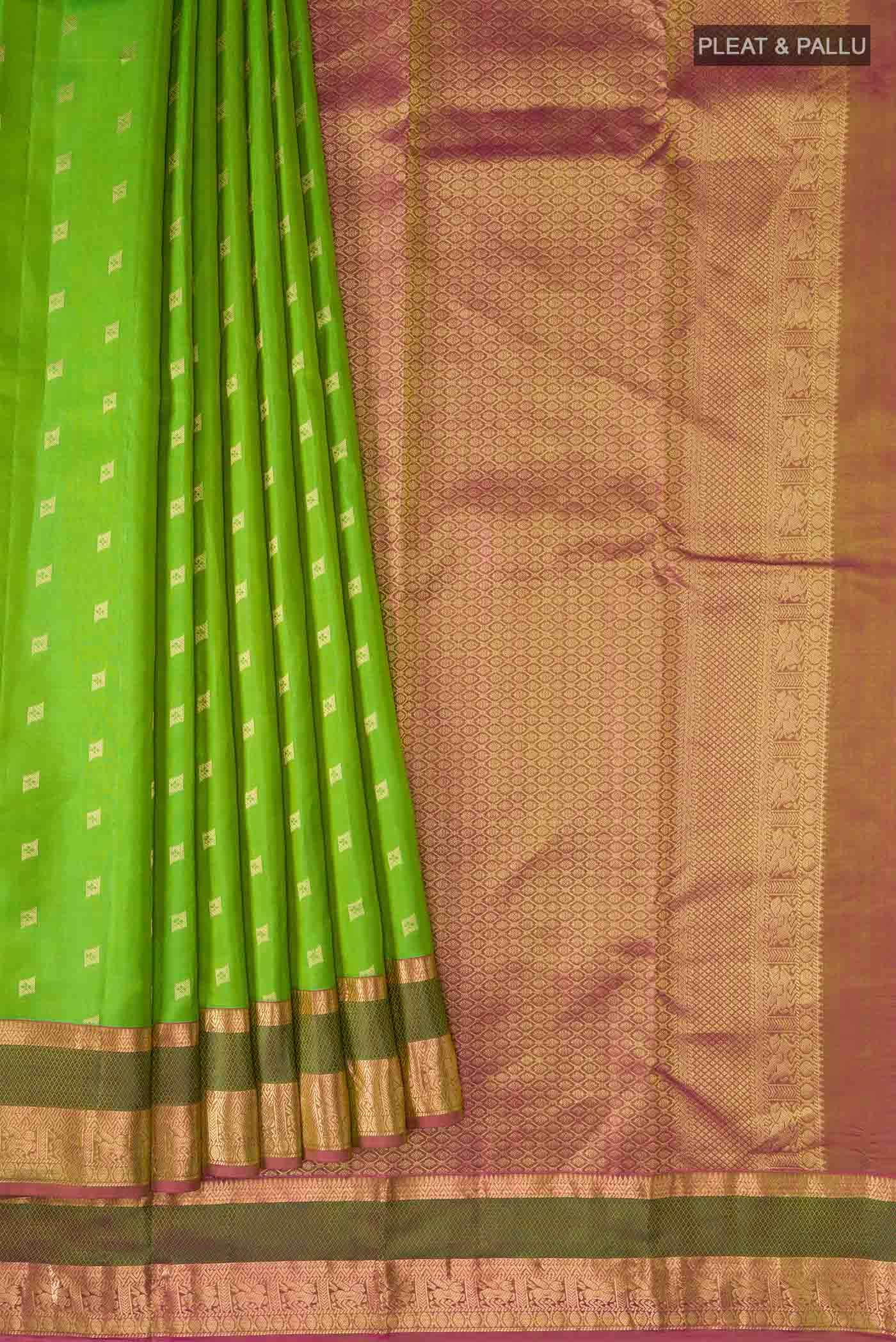 Green Kanchipuram Silk Saree