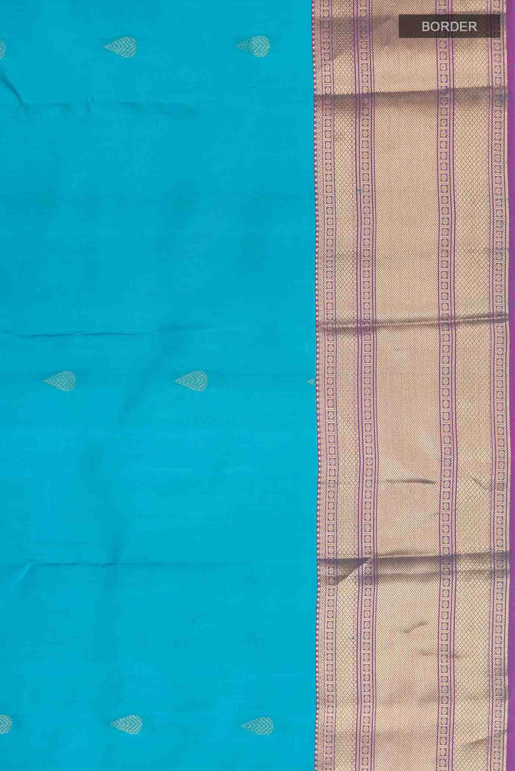 Blue Kanchipuram Silk Saree