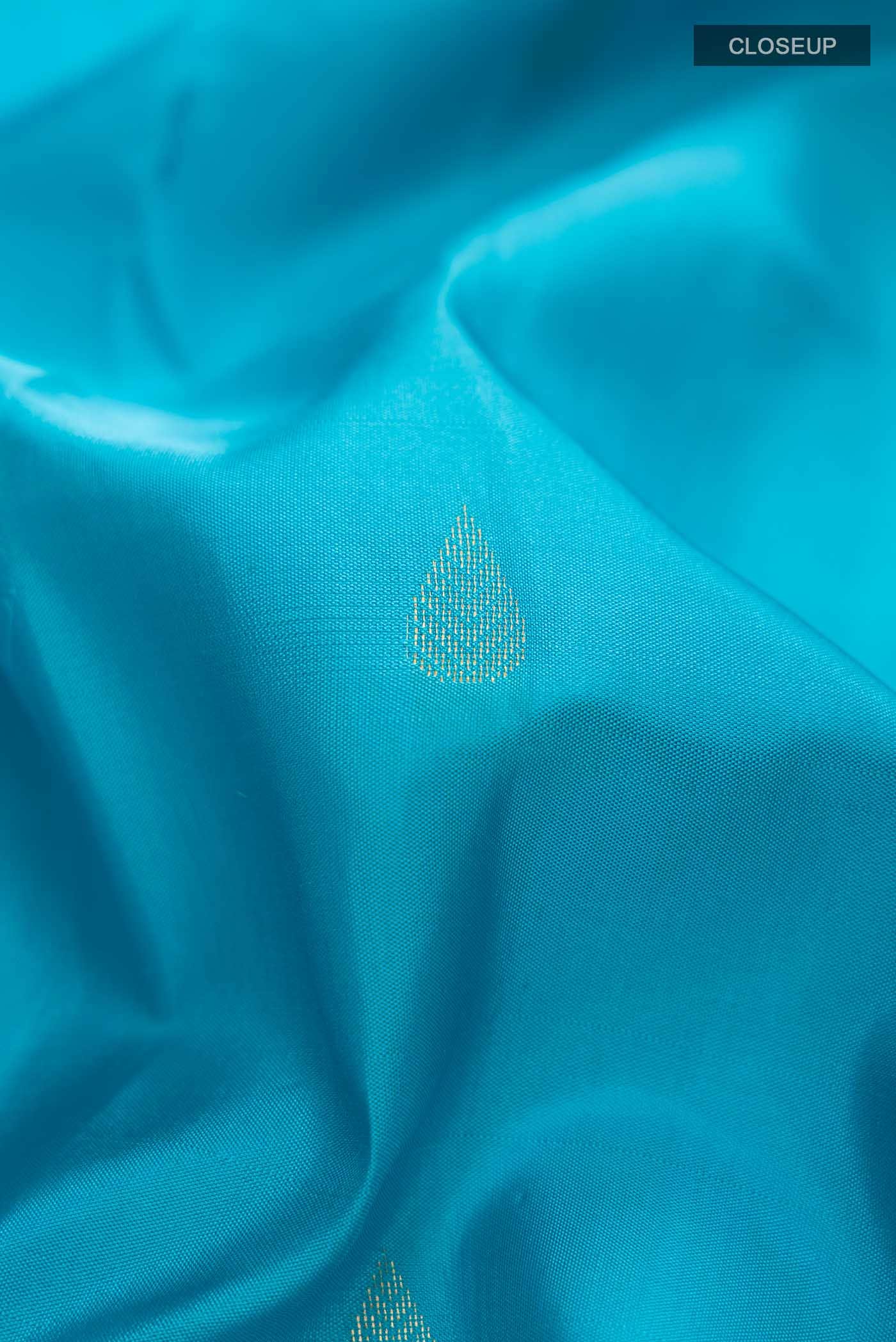 Blue Kanchipuram Silk Saree