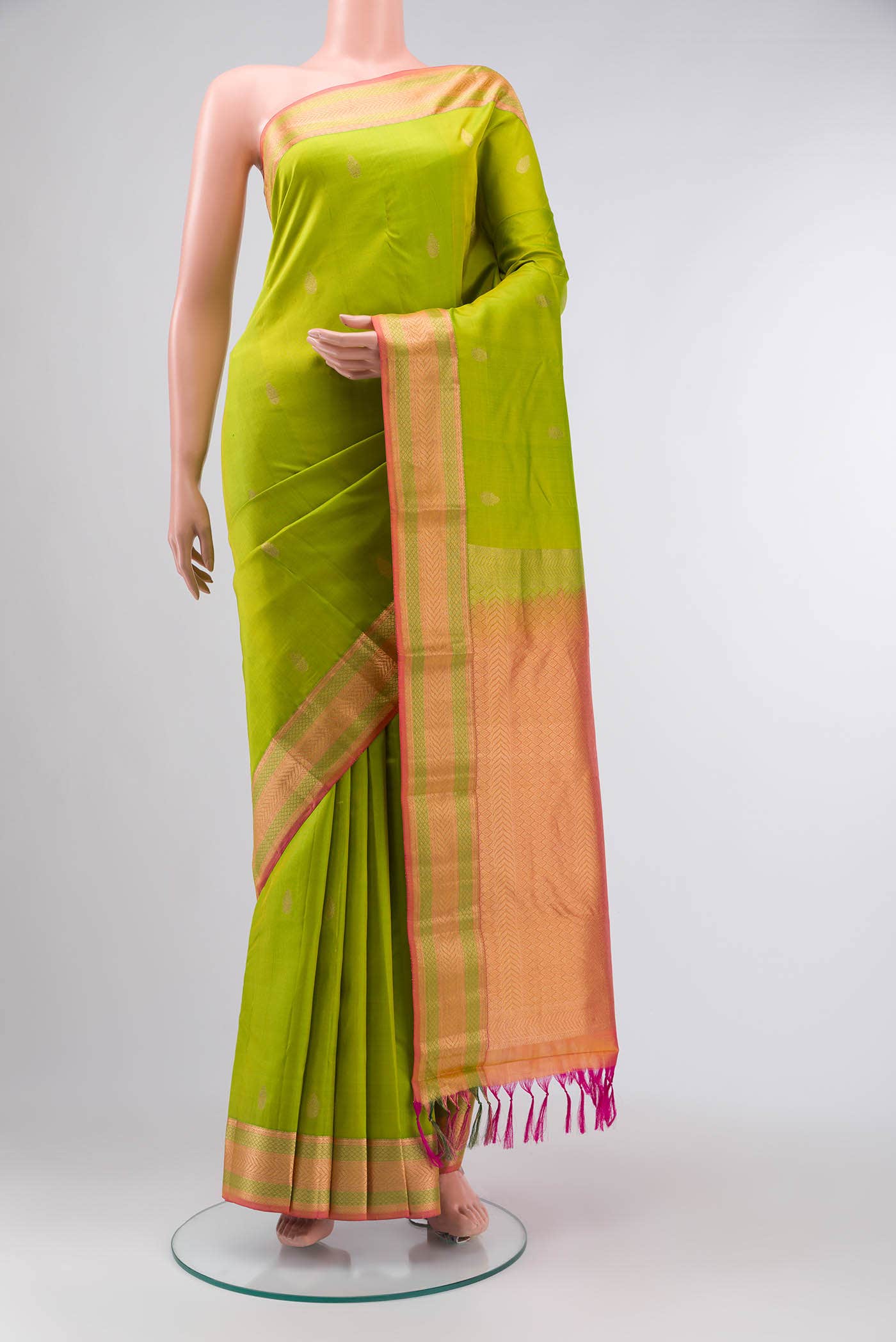 Green Kanchipuram Silk Saree