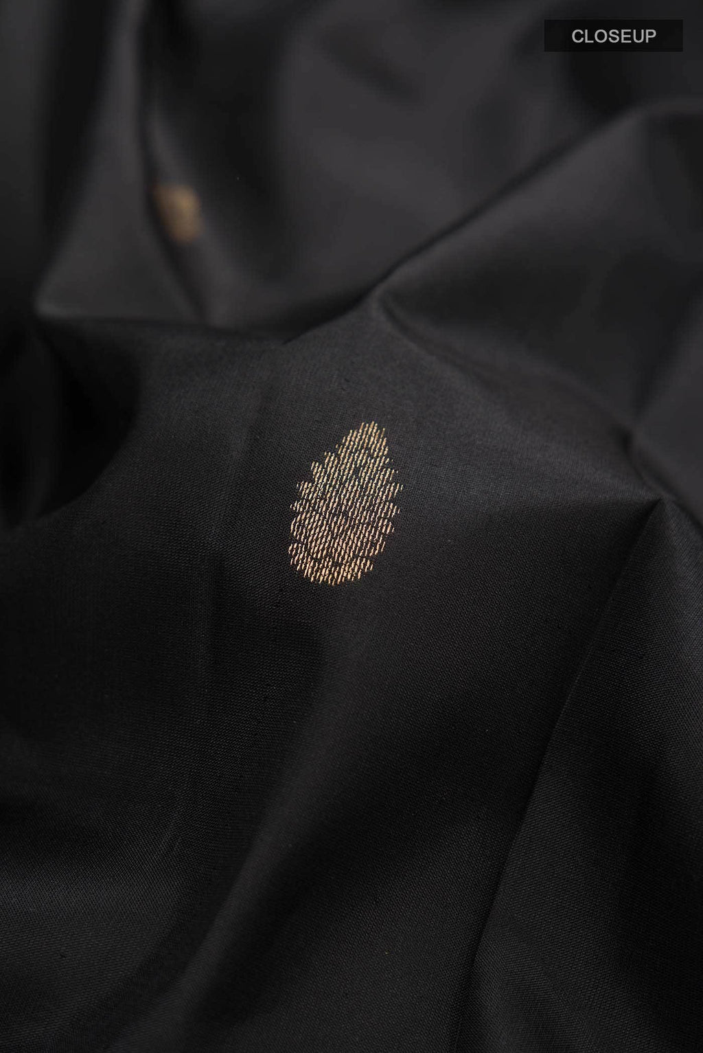 Black Kanchipuram Silk Saree